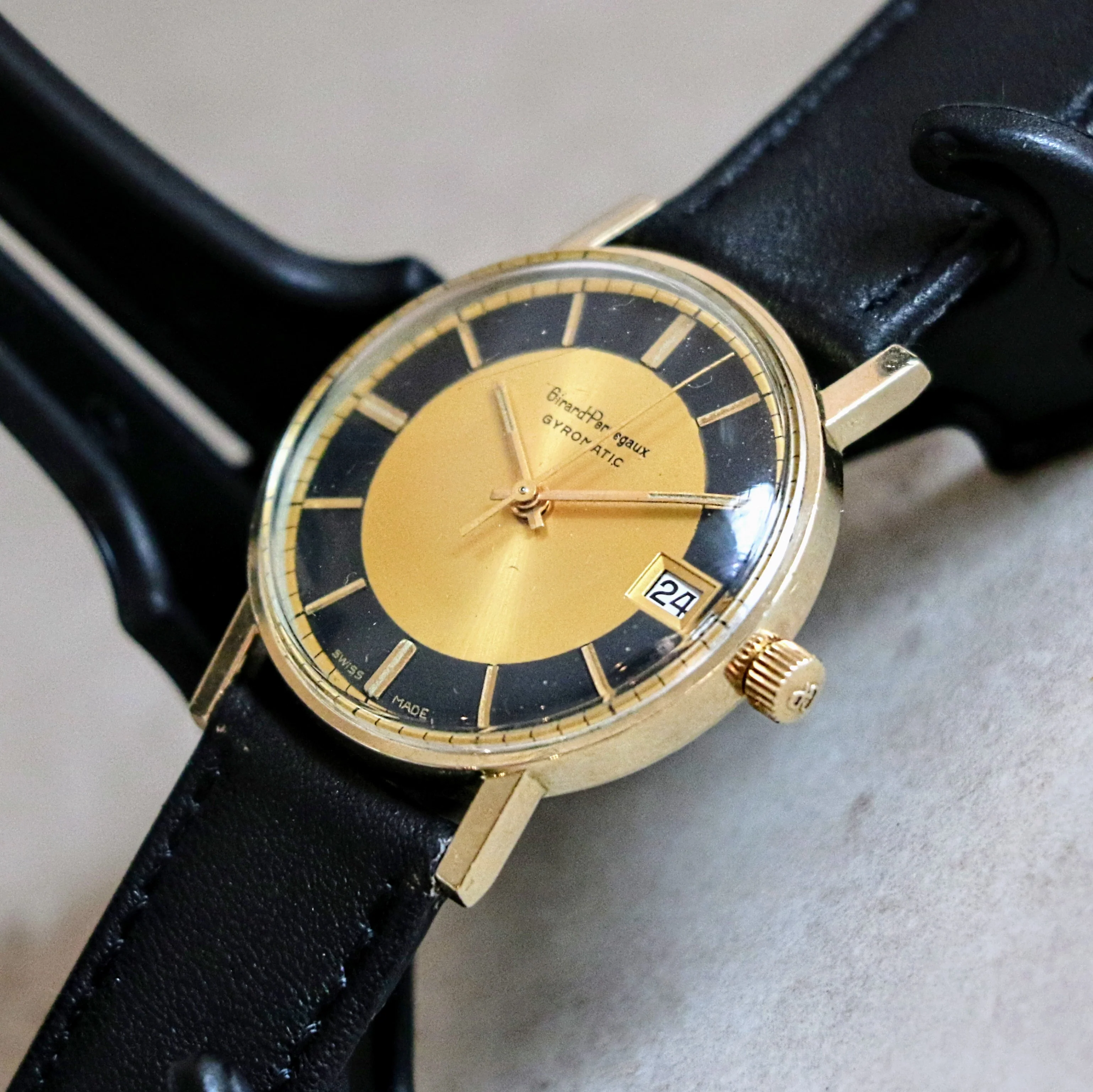 1970s GIRARD-PERREGAUX Gyromatic Automatic Watch Vintage Wristwatch - Image 5