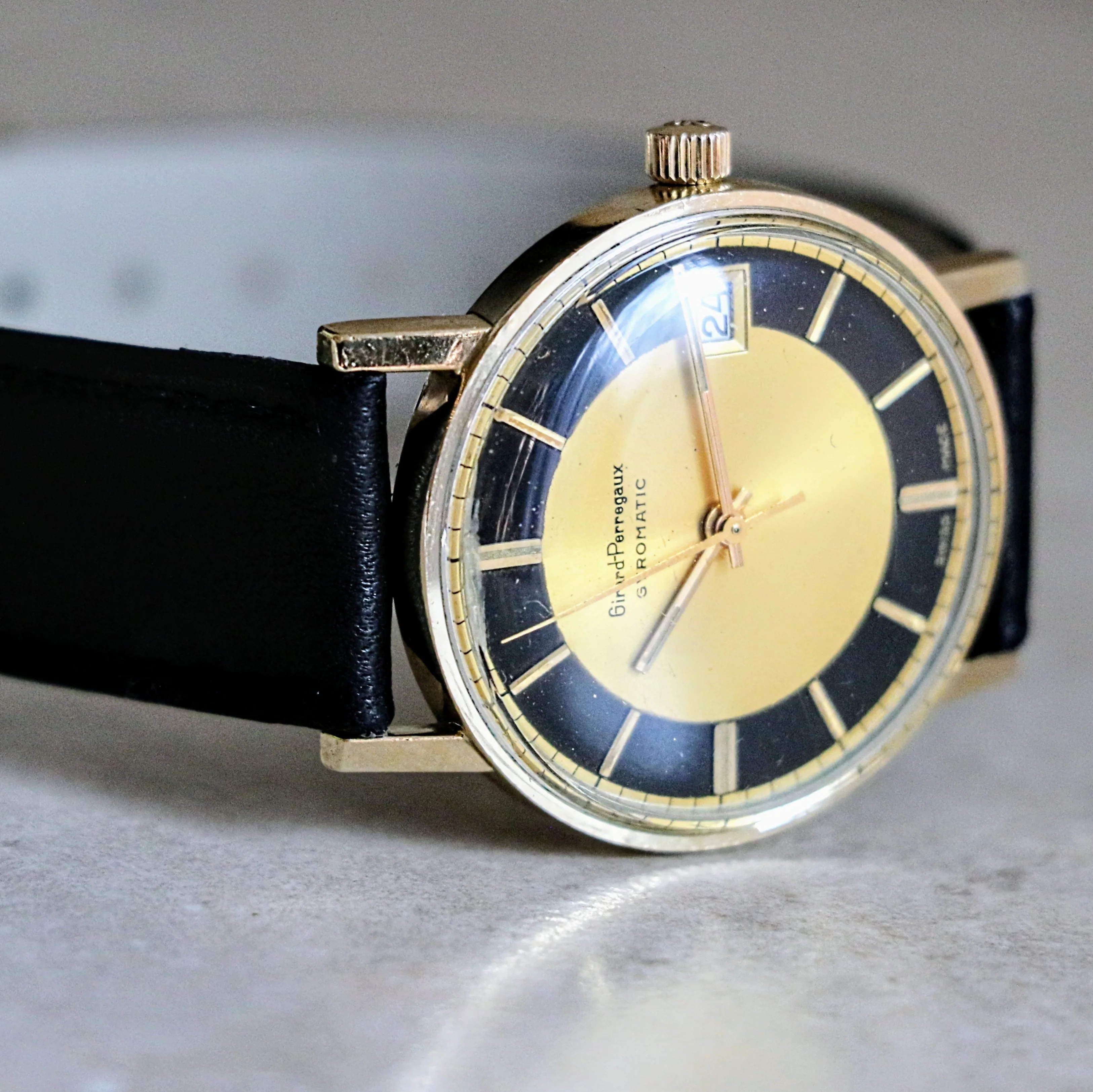 1970s GIRARD-PERREGAUX Gyromatic Automatic Watch Vintage Wristwatch - Image 7
