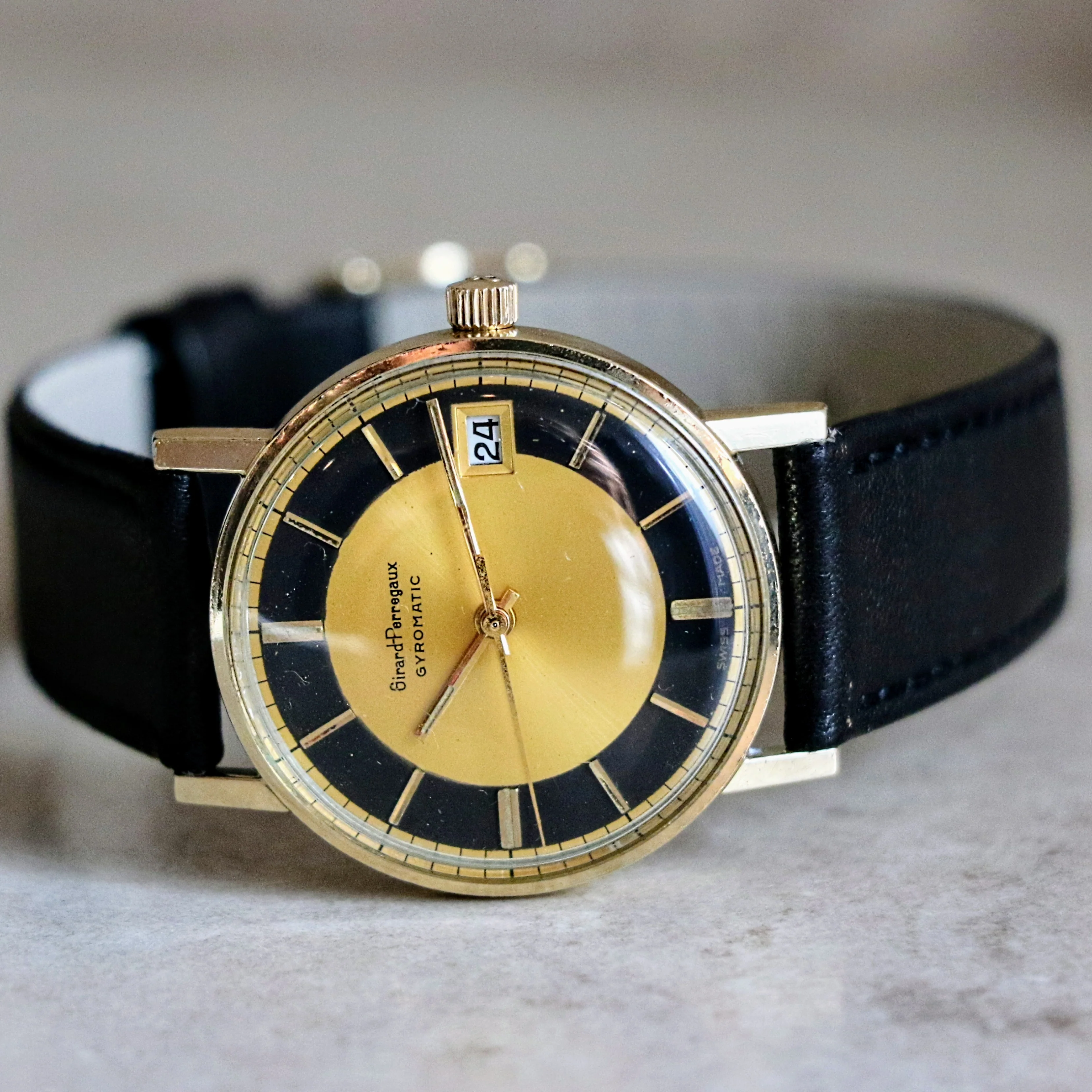 1970s GIRARD-PERREGAUX Gyromatic Automatic Watch Vintage Wristwatch - Image 8