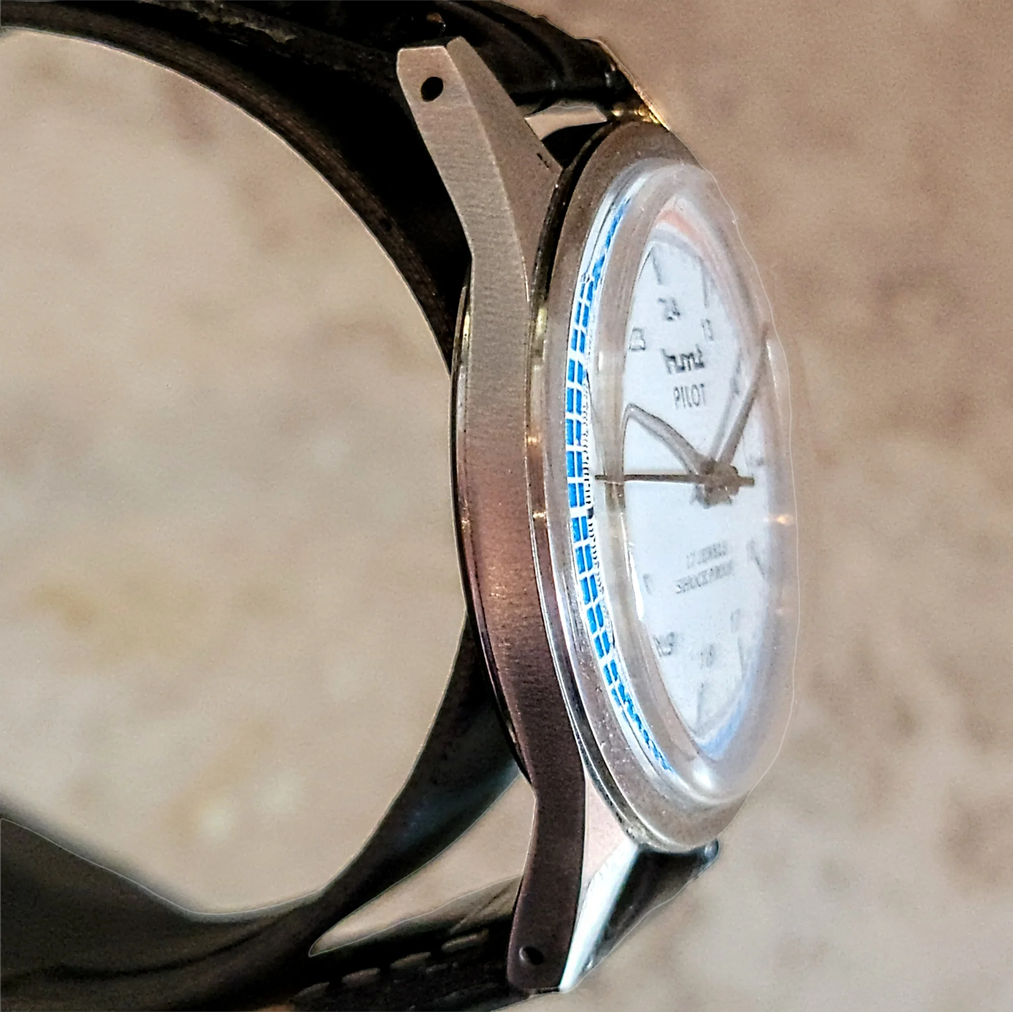 1970's HMT Pilot Watch 17 Jewels Cal. 0231 - All S. Steel - Image 11