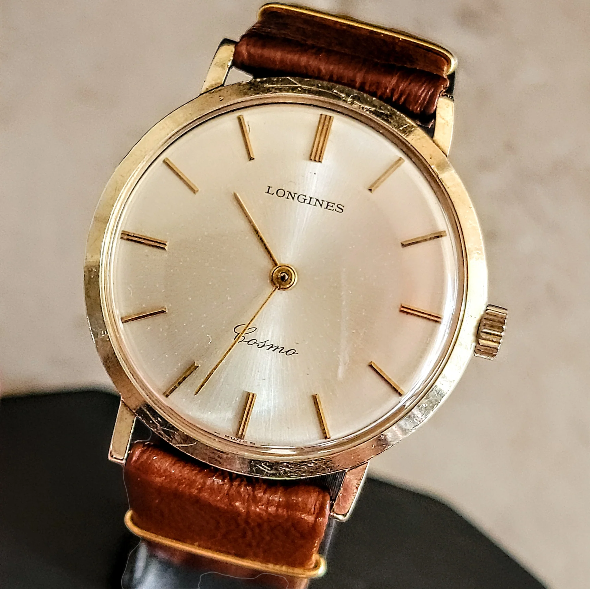 1970's LONGINES Cosmo Watch 17 Jewels Cal. 428 Swiss - Image 14