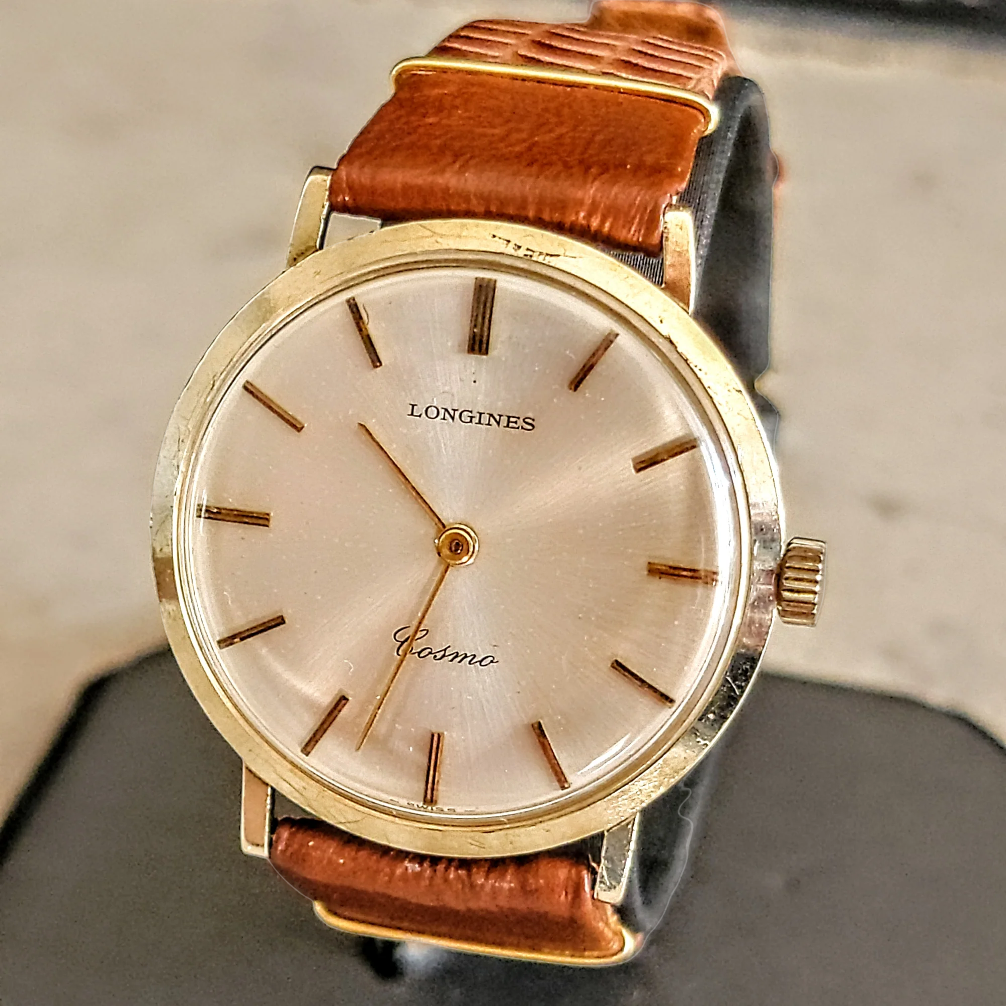 1970's LONGINES Cosmo Watch 17 Jewels Cal. 428 Swiss - Image 16