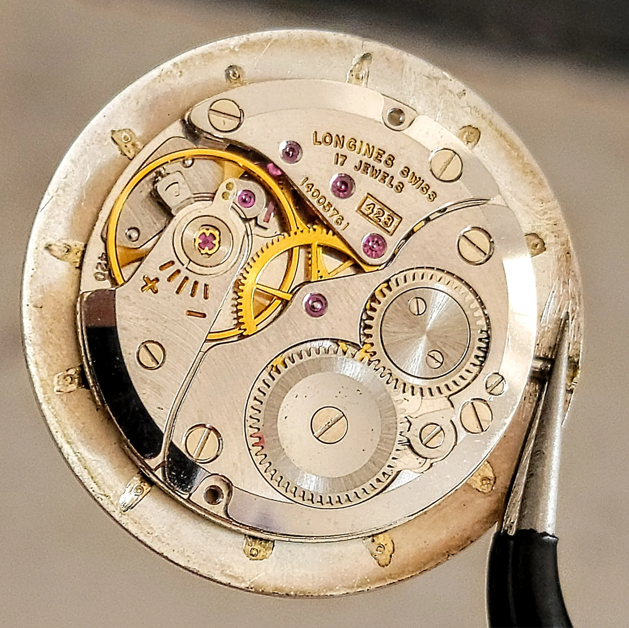 1970's LONGINES Cosmo Watch 17 Jewels Cal. 428 Swiss - Image 22