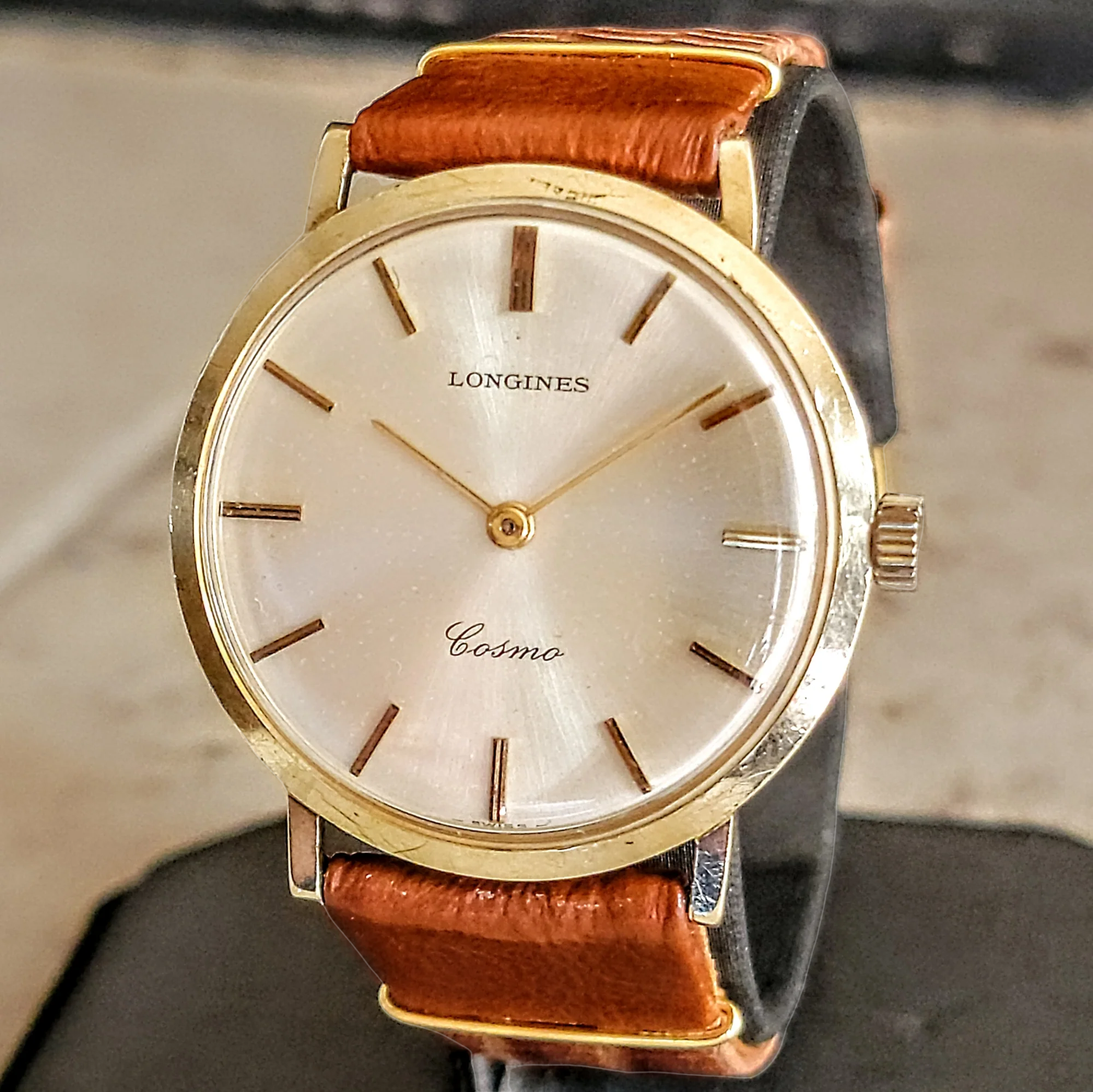1970's LONGINES Cosmo Watch 17 Jewels Cal. 428 Swiss - Image 4