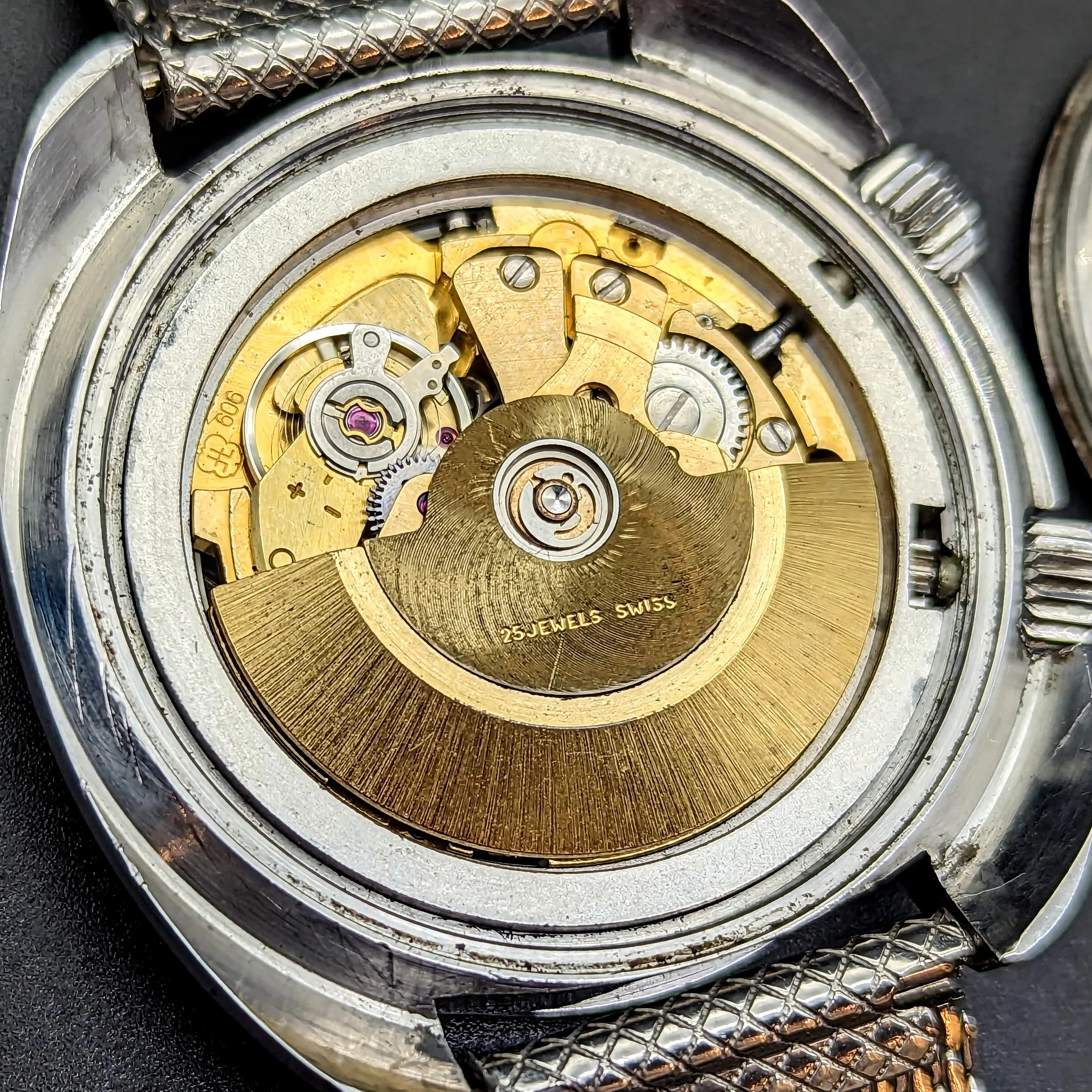 1970s SANDOZ Monsoon Automatic Watch Triple Date Swiss Made Wristwatch - Image 16