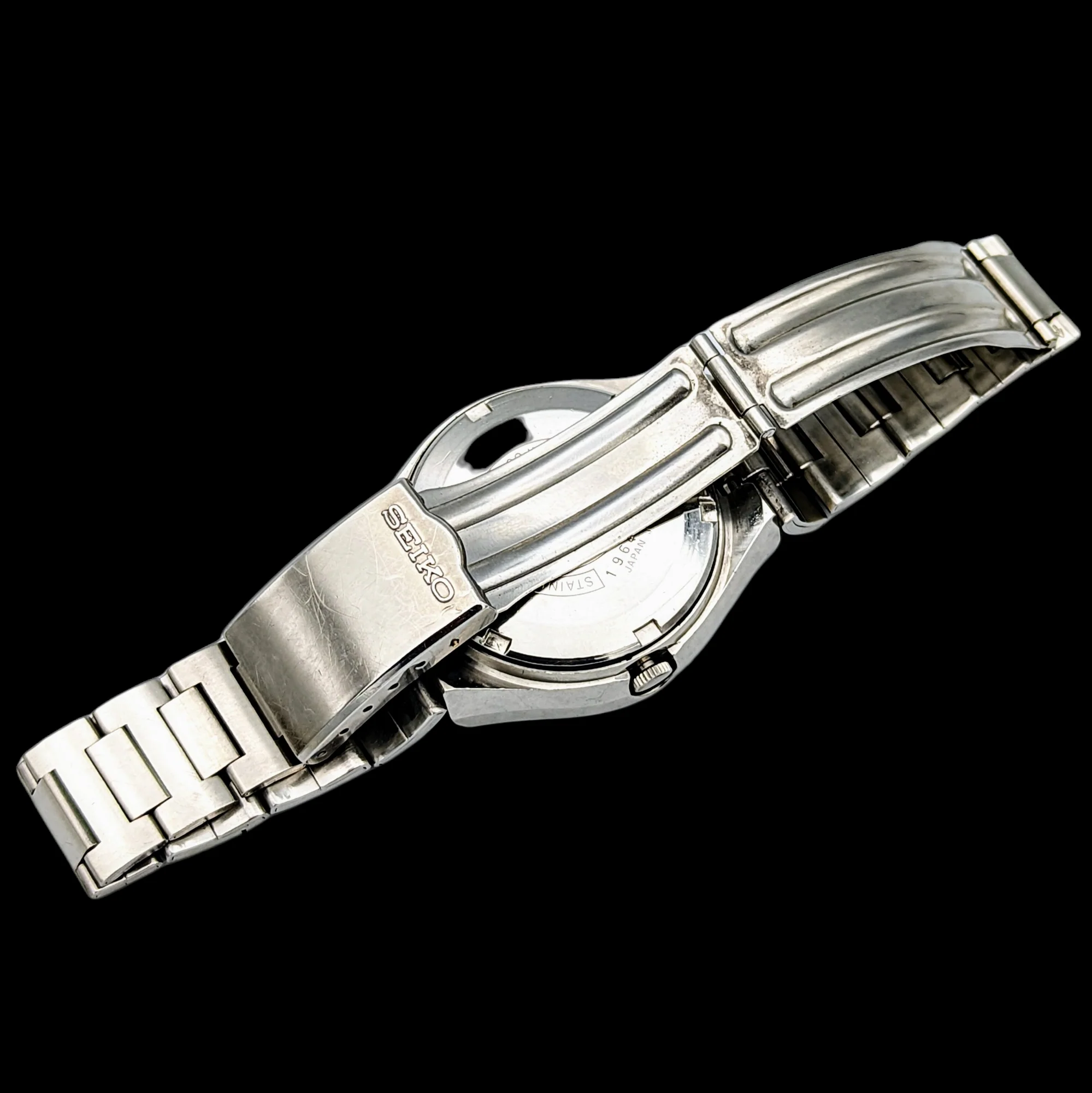 1971 SEIKO DX Automatic Watch Day/Date Indicator Cal. 6106C Hack Mechanism 17 Jewels - Image 16