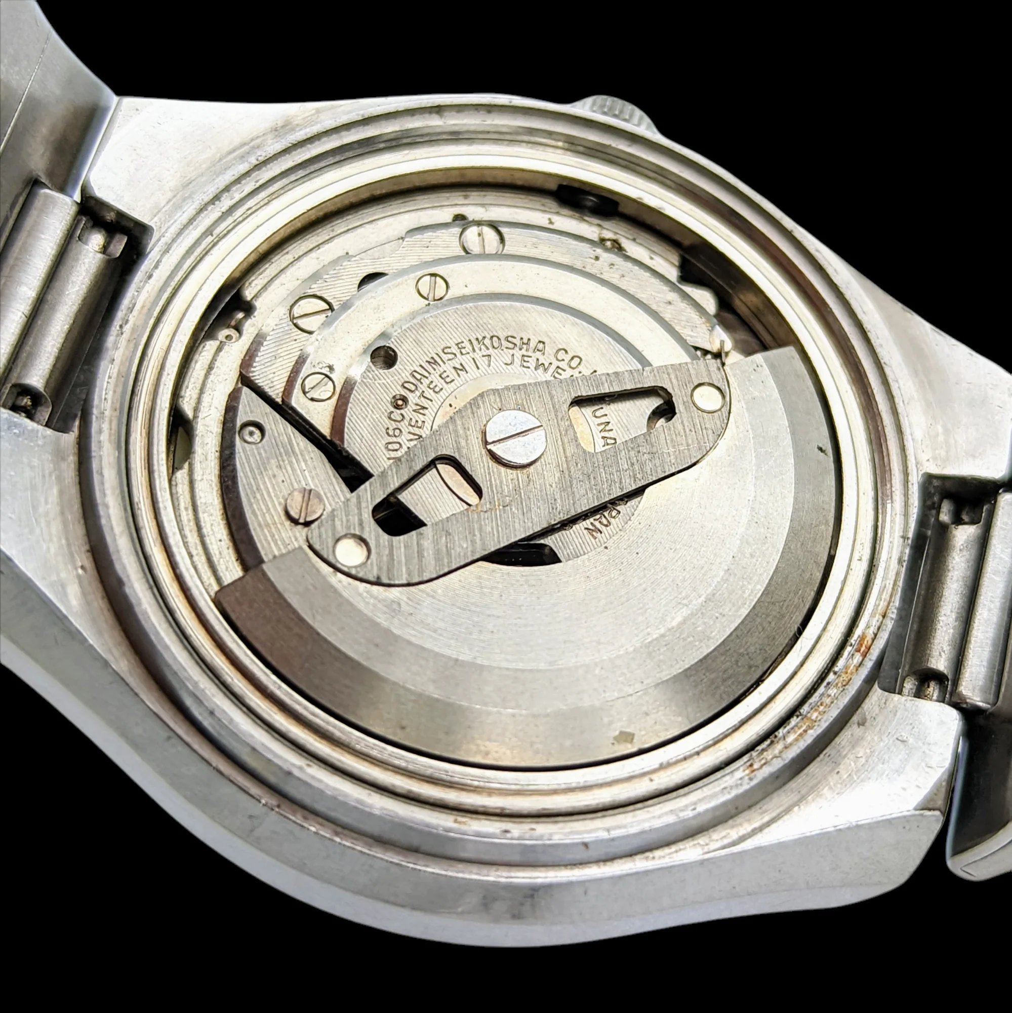 1971 SEIKO DX Automatic Watch Day/Date Indicator Cal. 6106C Hack Mechanism 17 Jewels - Image 20