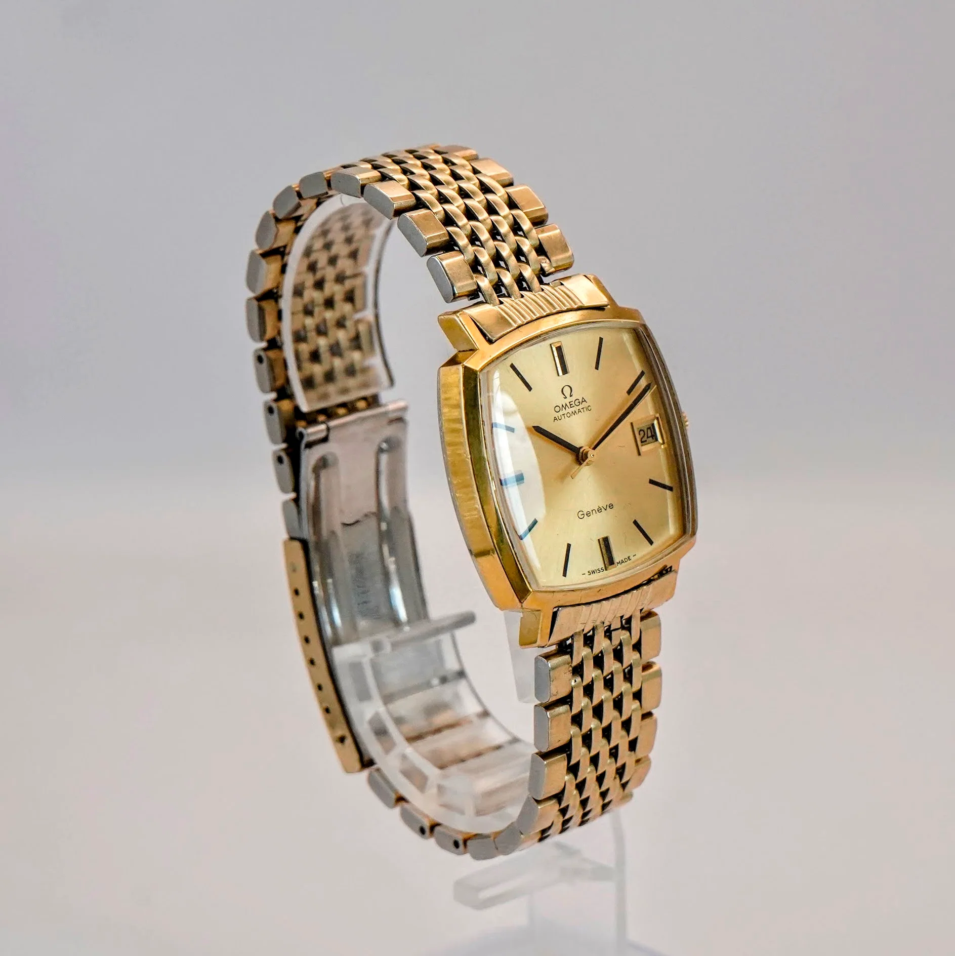 1972 Omega Geneve Automatic Watch 162.0010 Date 24 Jewels 32mm - ALL Gold S.S. - Image 2