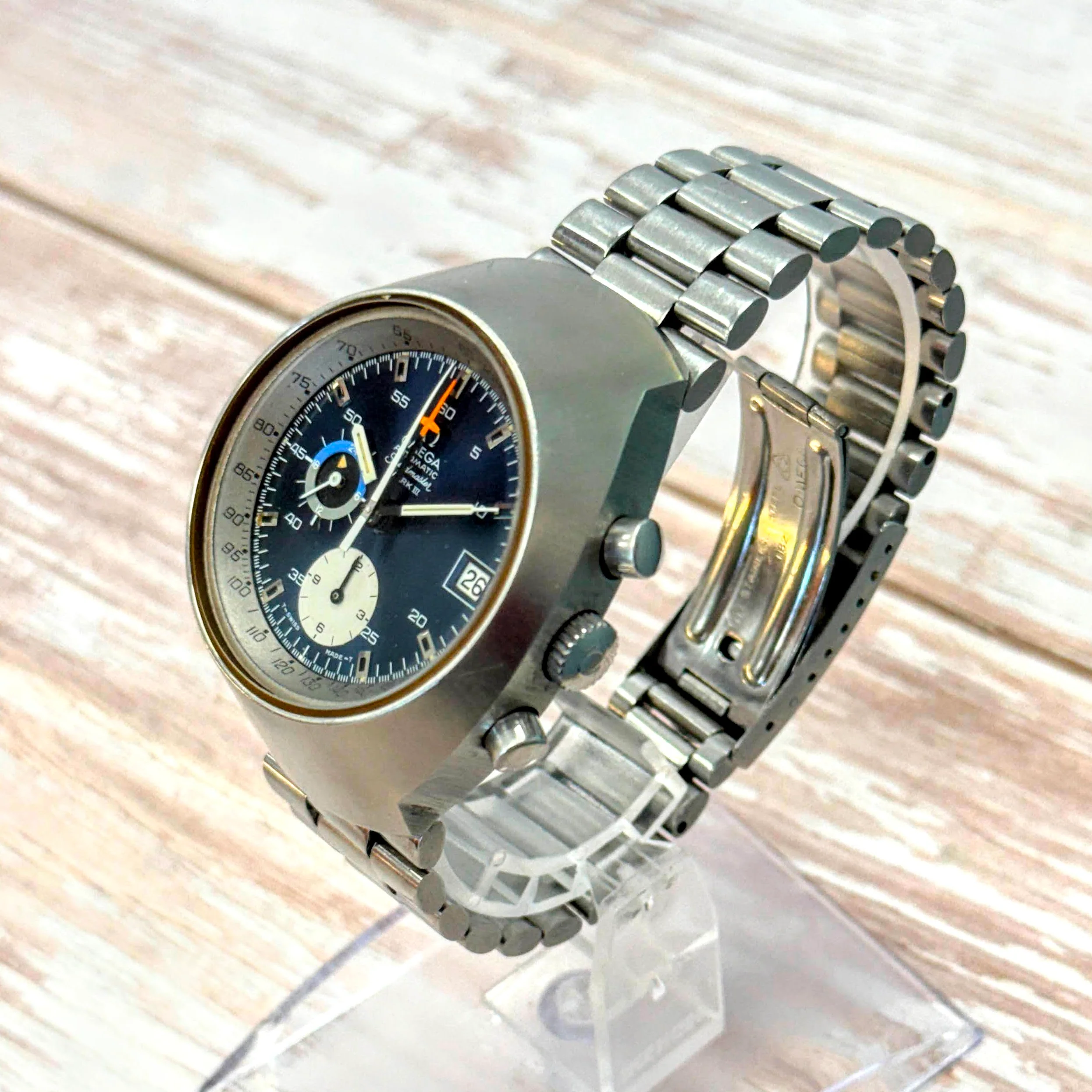 1972 Speedmaster Professional Mark III Automatic Chronograph Watch 176.002 Date 42mm ALL S.S. Original Bracelet - Image 5