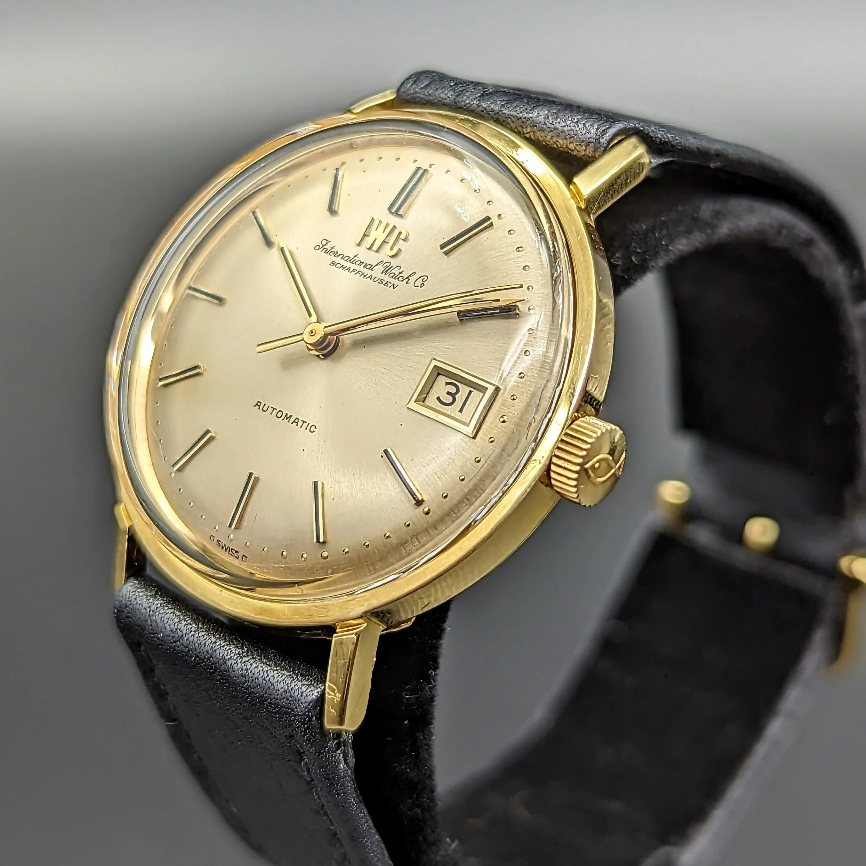 1973 International Watch Company Reference 1818 Cal 8541B 25J 18K Solid Gold - Image 3