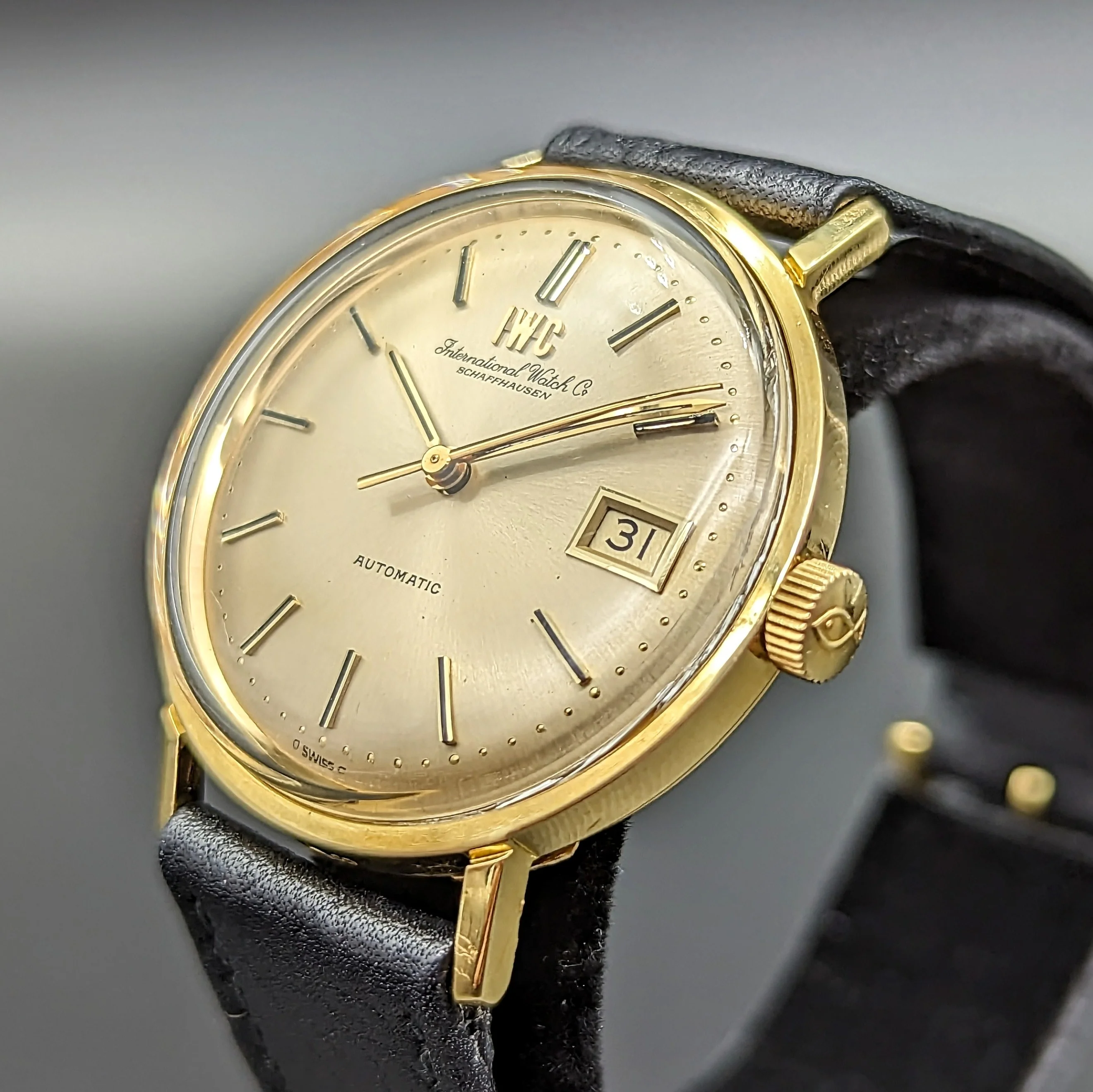 1973 International Watch Company Reference 1818 Cal 8541B 25J 18K Solid Gold - Image 4