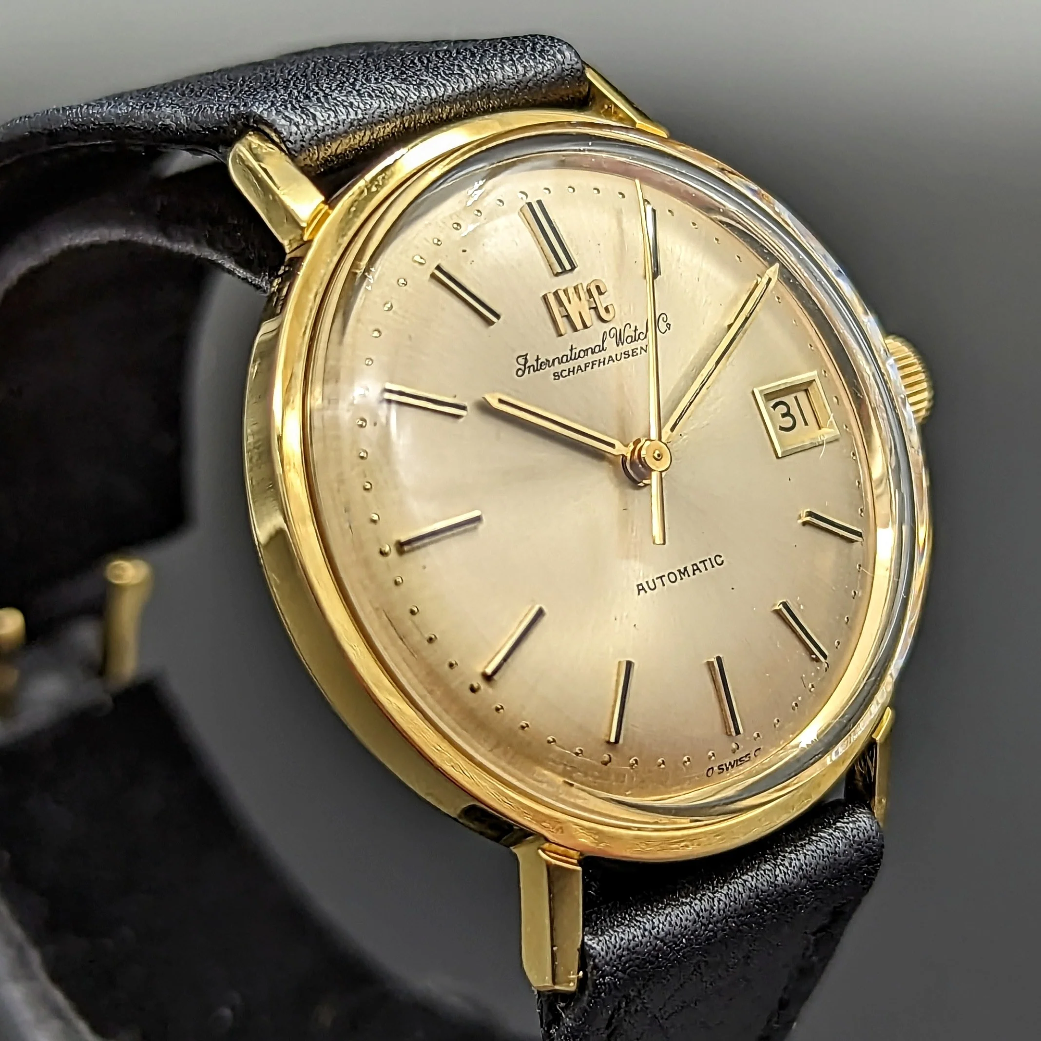 1973 International Watch Company Reference 1818 Cal 8541B 25J 18K Solid Gold - Image 9