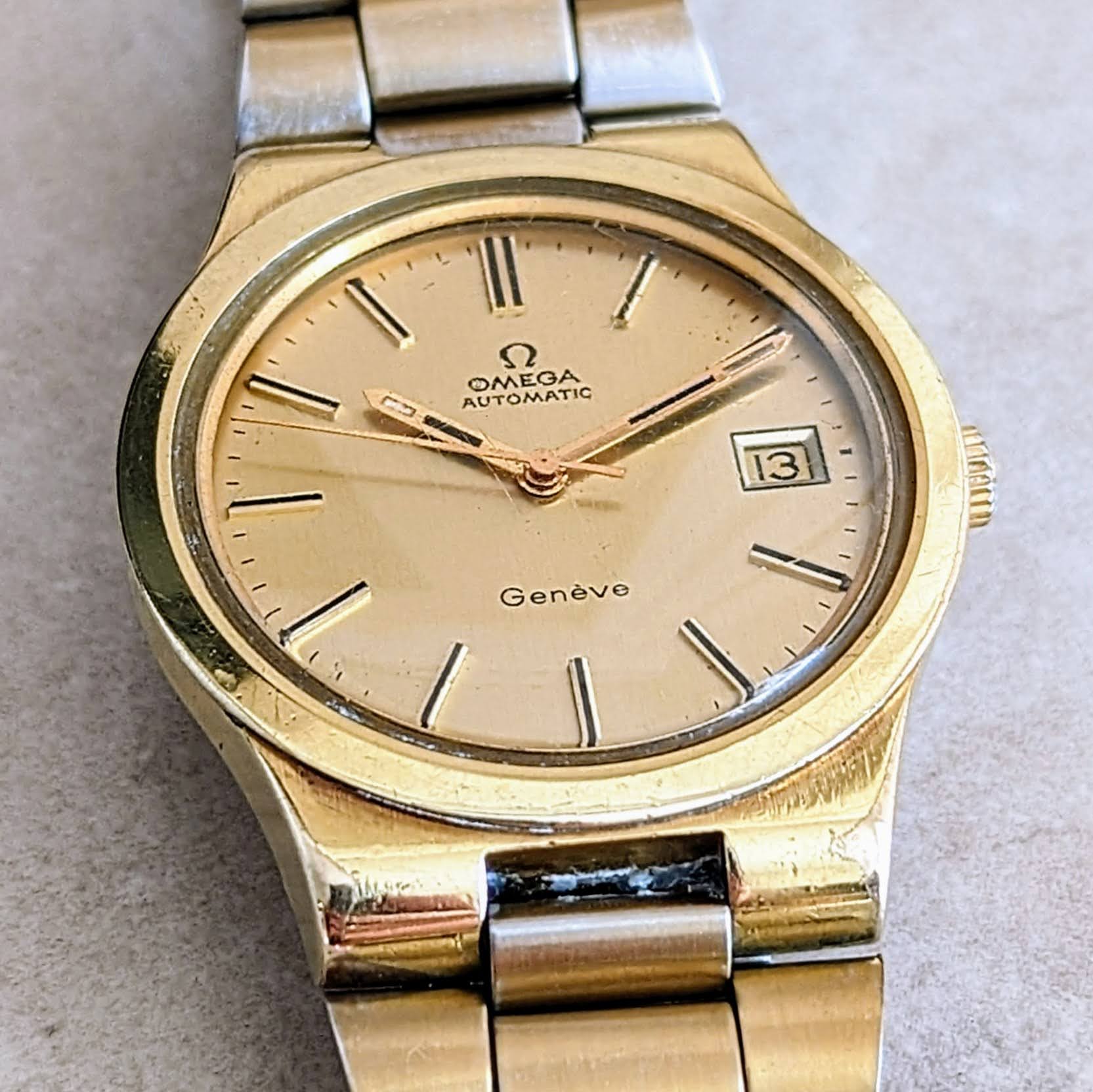 1974 OMEGA Geneve Automatic Watch Cal. 1012 Date Indicator 36mm Vtg Wristwatch - Image 4