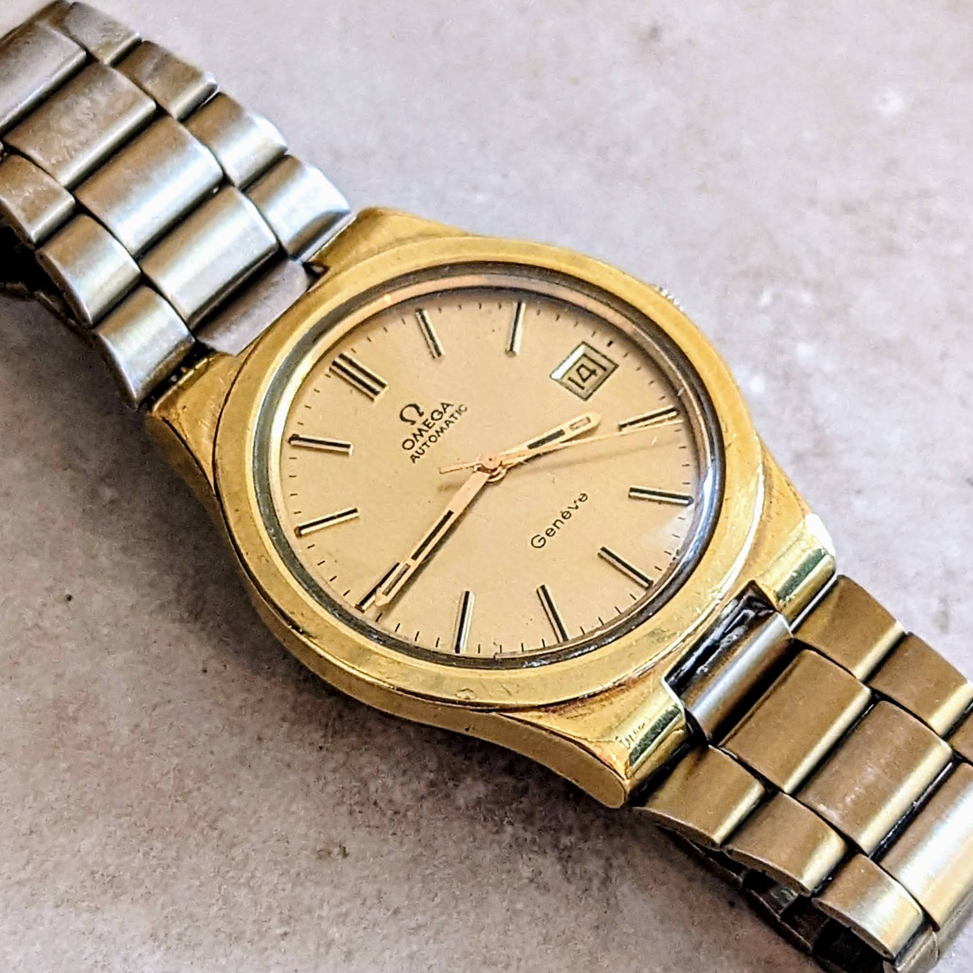 1974 OMEGA Geneve Automatic Watch Cal. 1012 Date Indicator 36mm Vtg Wristwatch - Image 8