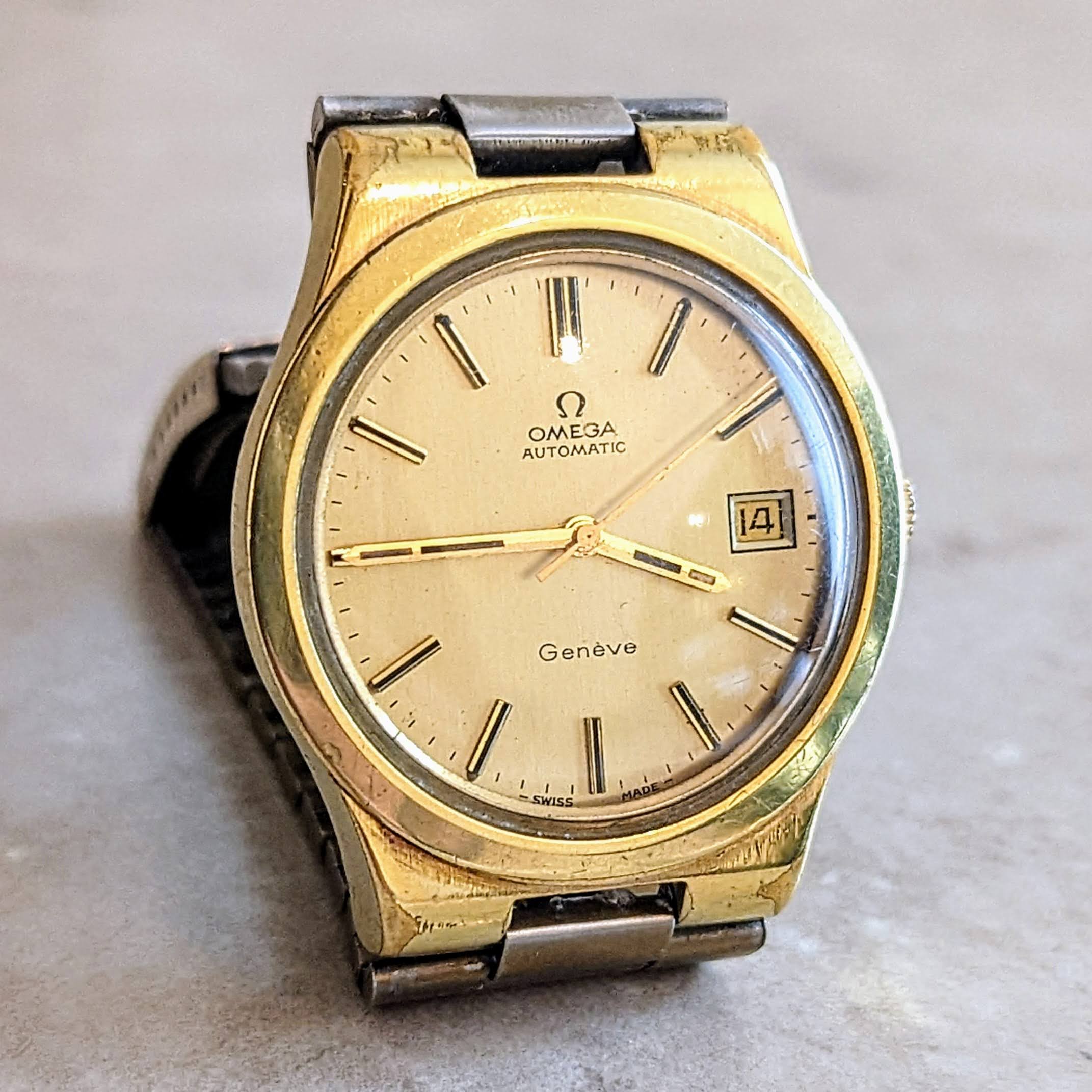 1974 OMEGA Geneve Automatic Watch Cal. 1012 Date Indicator 36mm Vtg Wristwatch - Image 9