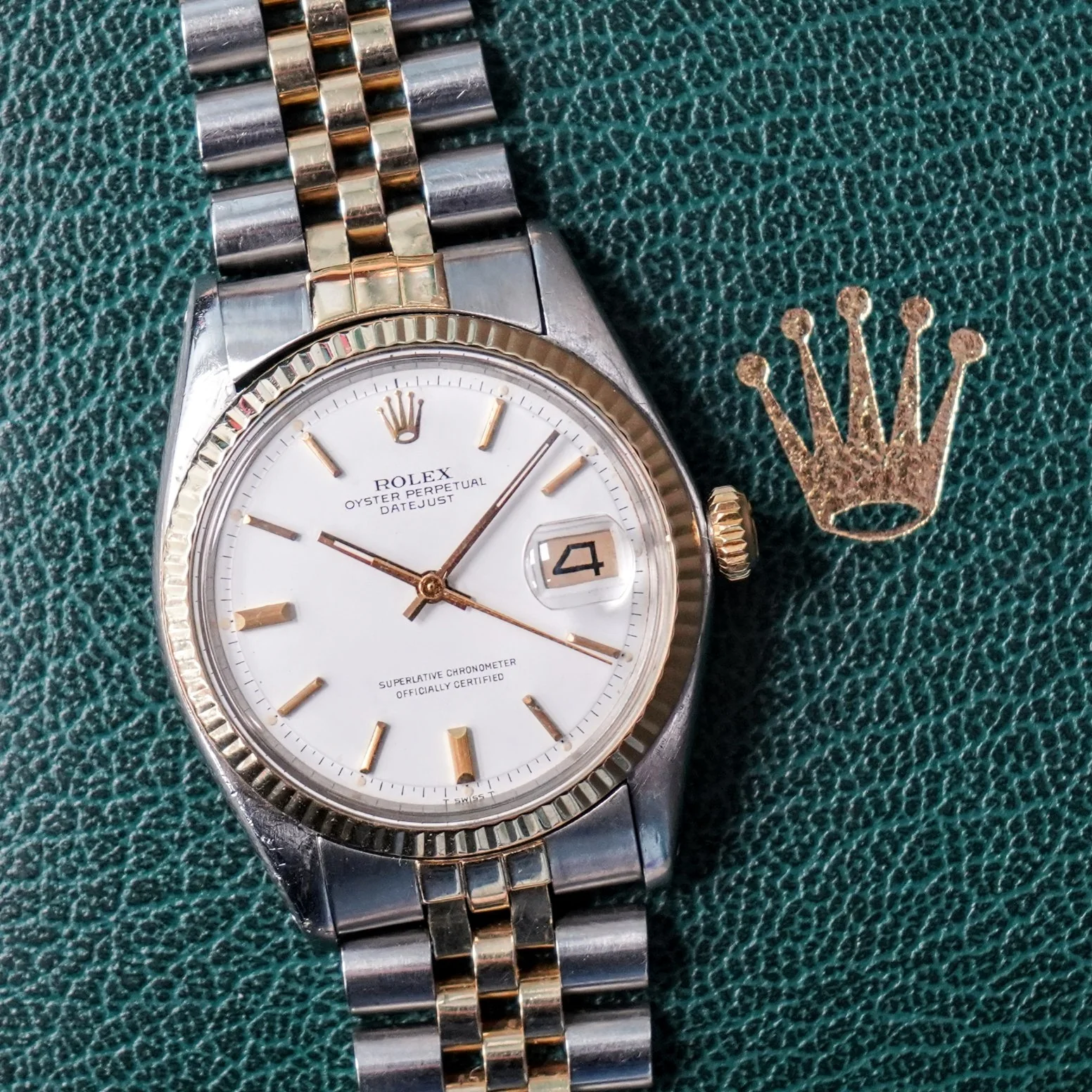 1974 ROLEX Datejust 36 Watch Ref. 1601 Oyster Perpetual Two-Tone Case & Jubilee Bracelet - IN BOX! - Image 8