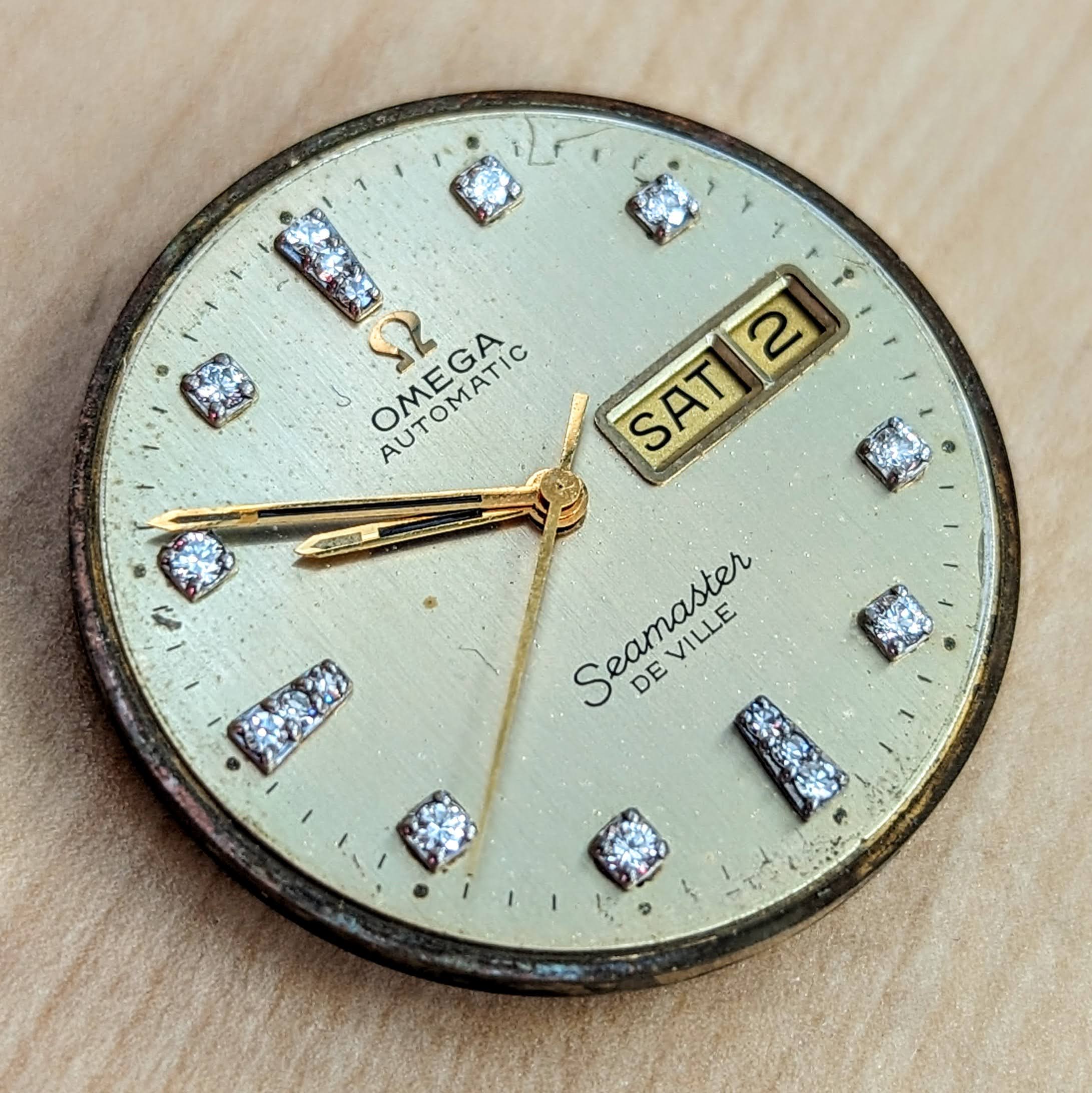 1975 OMEGA Seamaster De Ville Automatic Watch Ref. C6336 Diamond Dial Cal. 1020 Wristwatch - Image 18