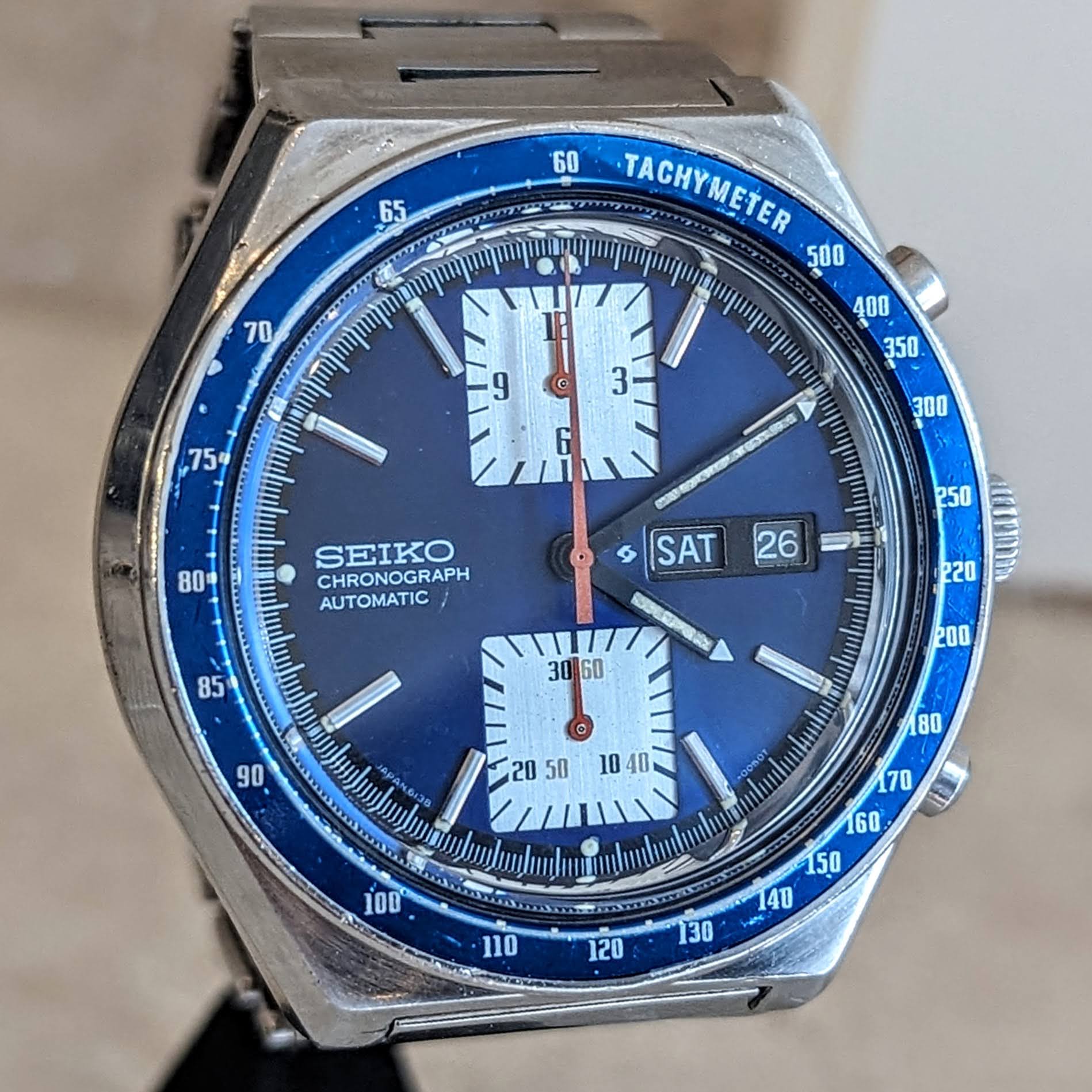 1975 SEIKO Kakume Chronograph Automatic Watch Ref. 6138-0030 Day/Date Wristwatch - Image 3