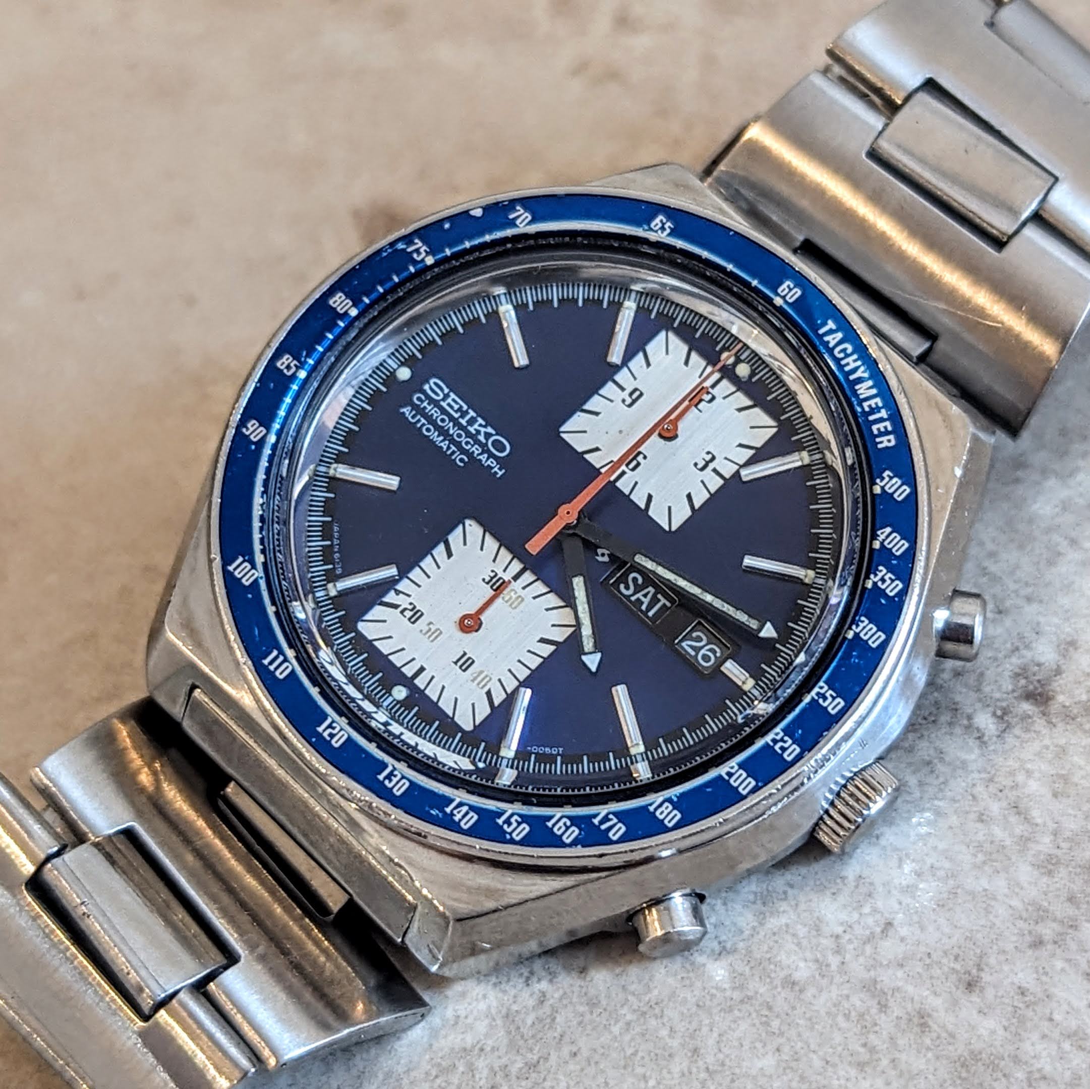 1975 SEIKO Kakume Chronograph Automatic Watch Ref. 6138-0030 Day/Date Wristwatch - Image 9