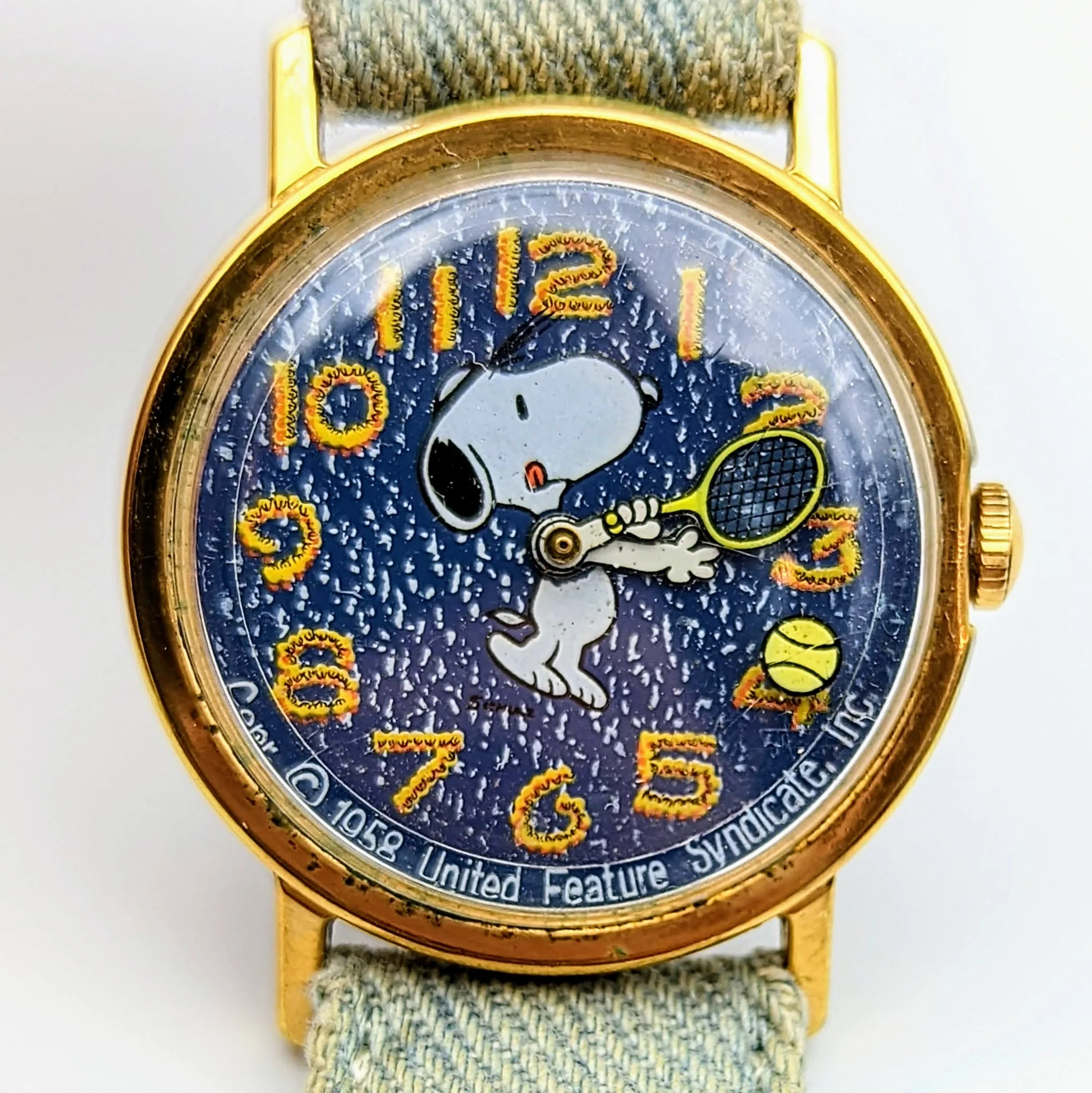 1976 Snoopy Watch Mystery Dial Vintage Manual Wristwatch - Image 6
