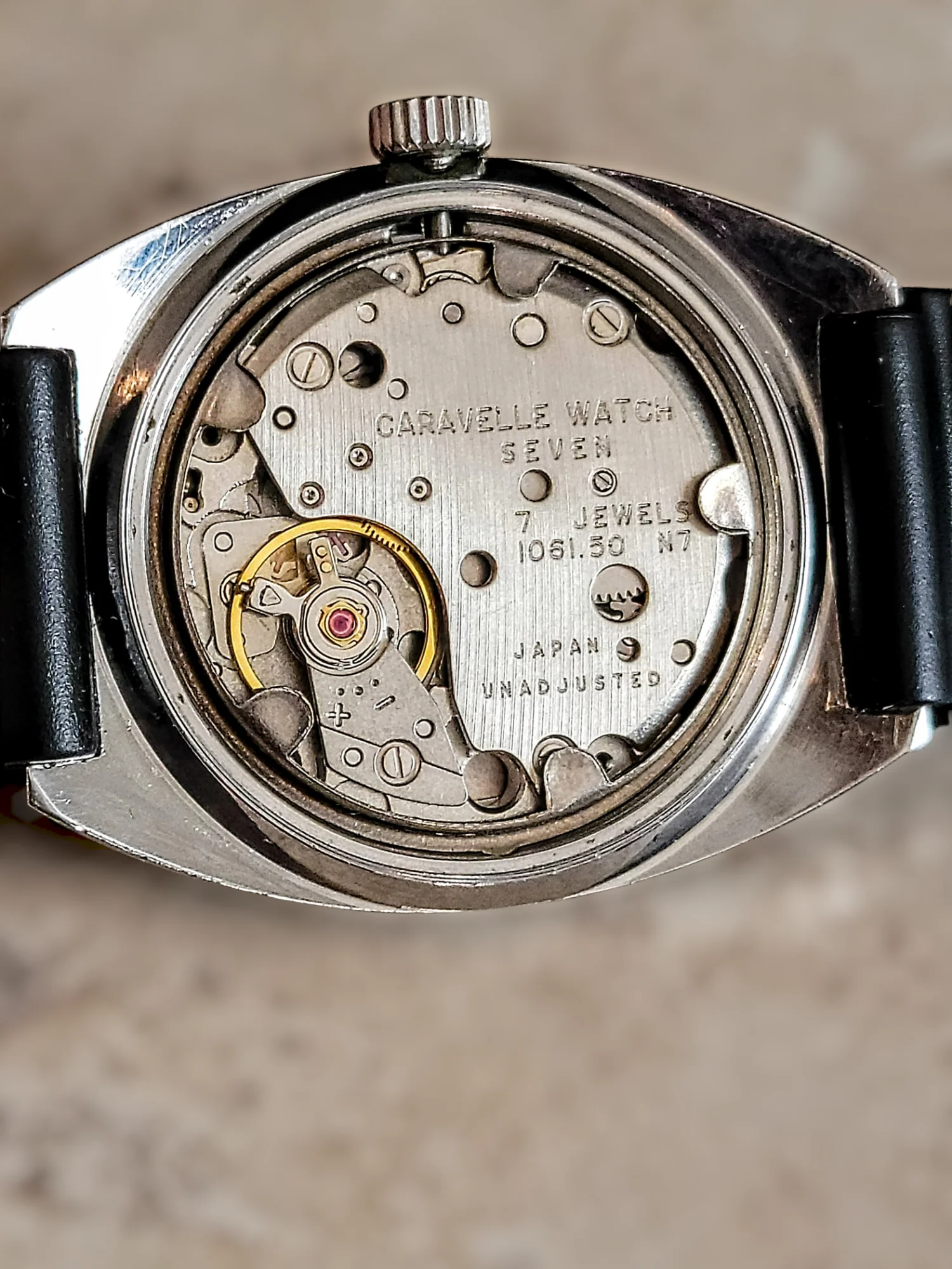 1977 CARAVELLE By Bulova Diver Watch Pepsi Bezel - All S. Steel - Image 7