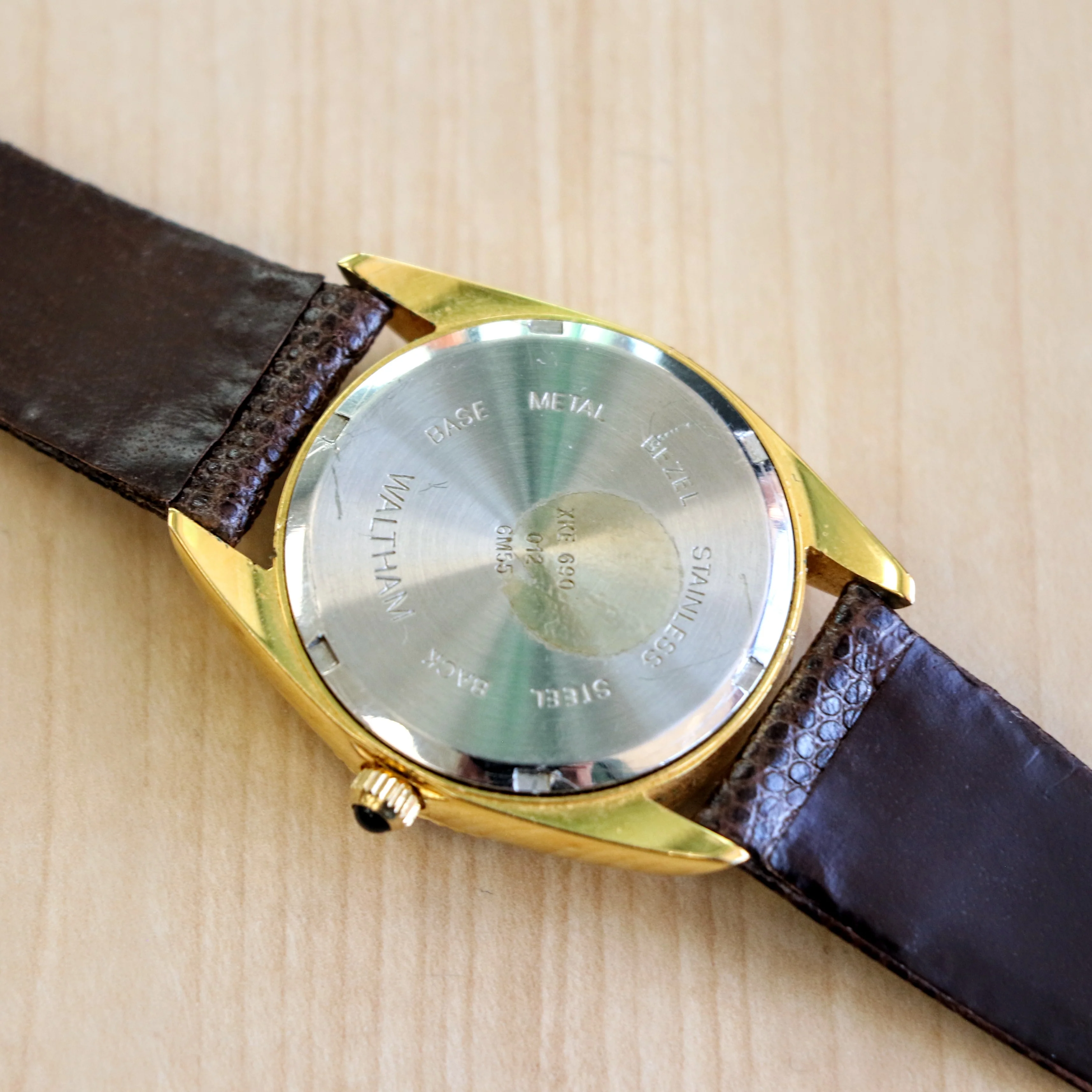 1980s WALTHAM Presidential Watch 34mm Quartz Day/Date Wristwatch - Image 12