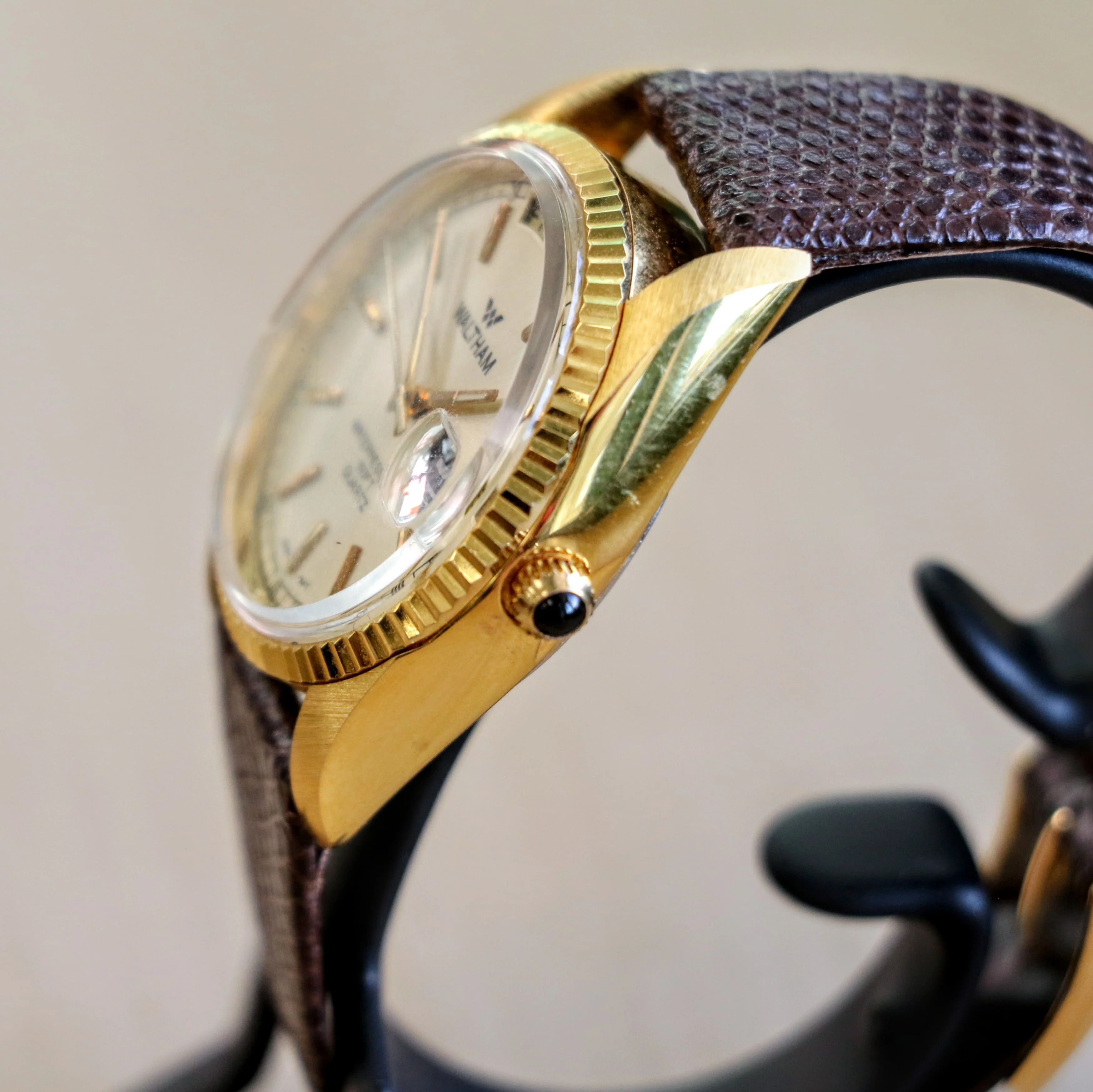 1980s WALTHAM Presidential Watch 34mm Quartz Day/Date Wristwatch - Image 7