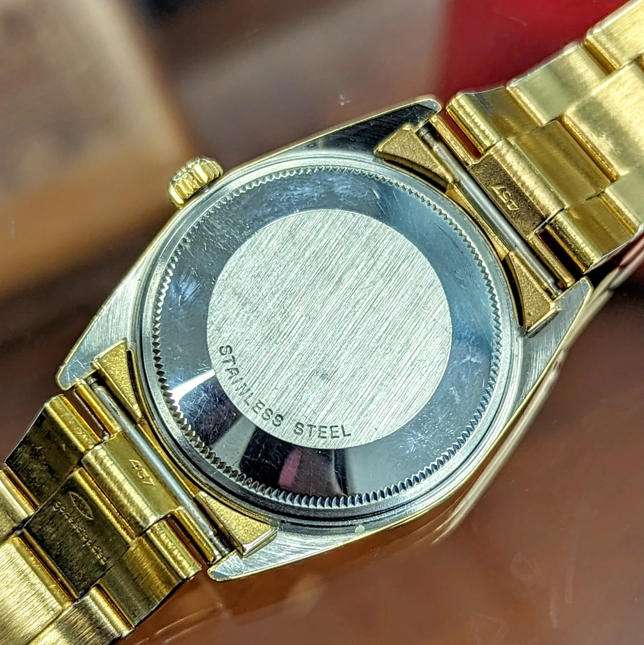 1985 ROLEX Oyster Perpetual Date 34mm Wristwatch Ref. 15505 Cal. 3035 27 Jewels Roman Numerals Dial Vintage Watch - Image 17
