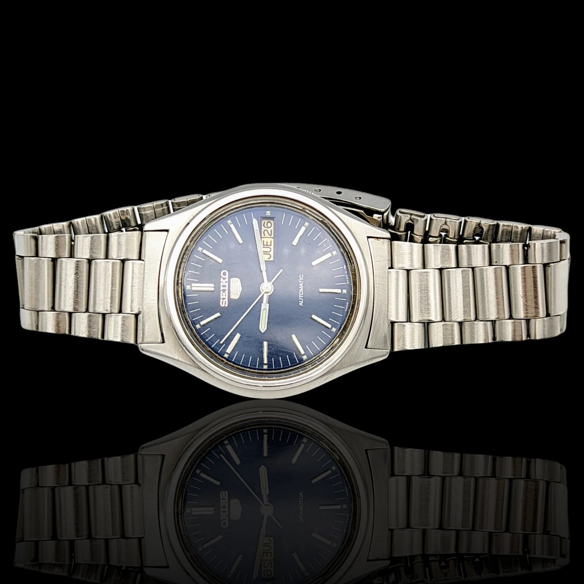 1985 SEIKO 5 Automatic Watch Day/Date Indicator - Image 7