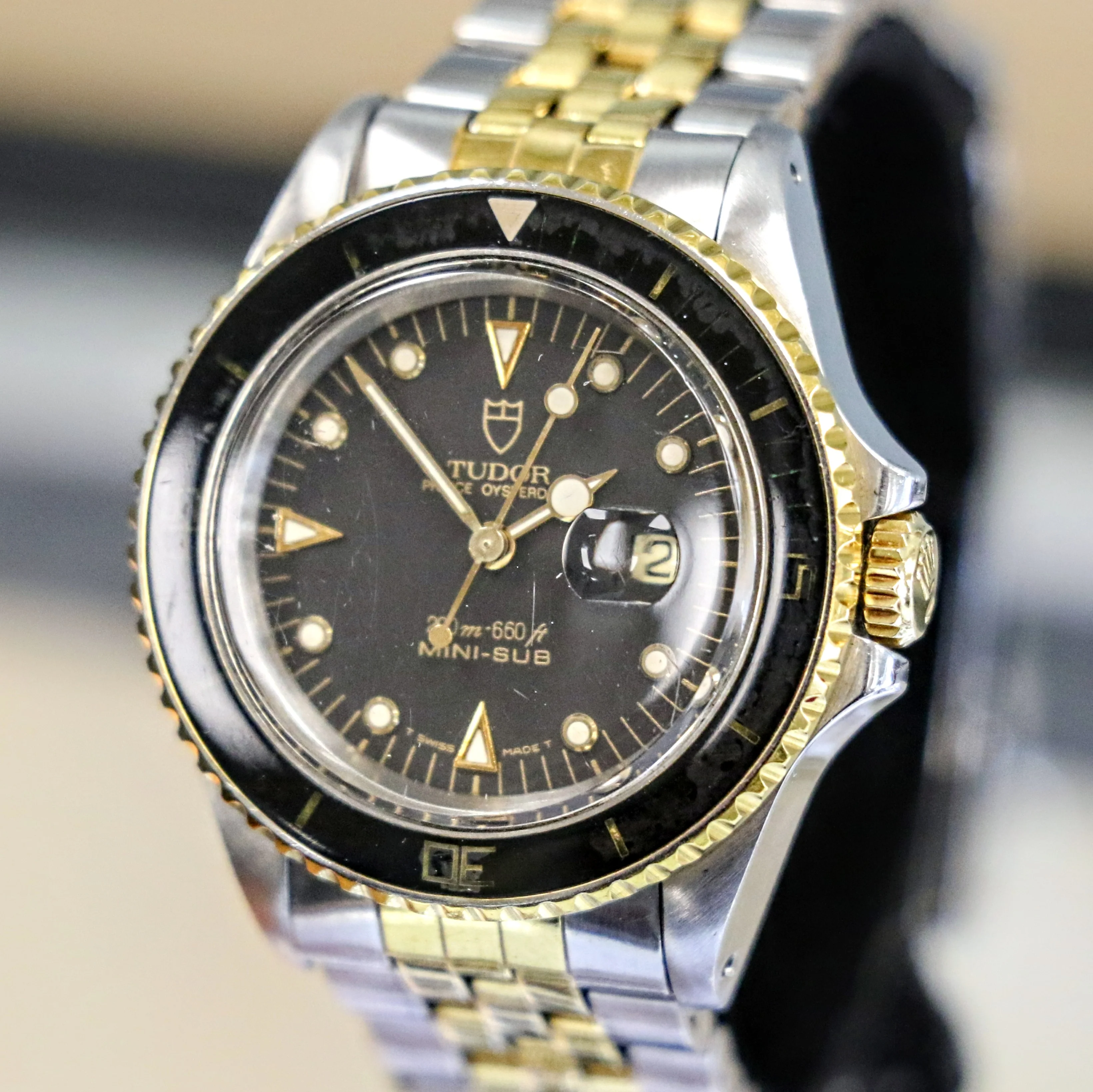 1986 TUDOR Prince-Oysterdate Mini-Sub Watch 33mm Ref. 9440 - Image 6