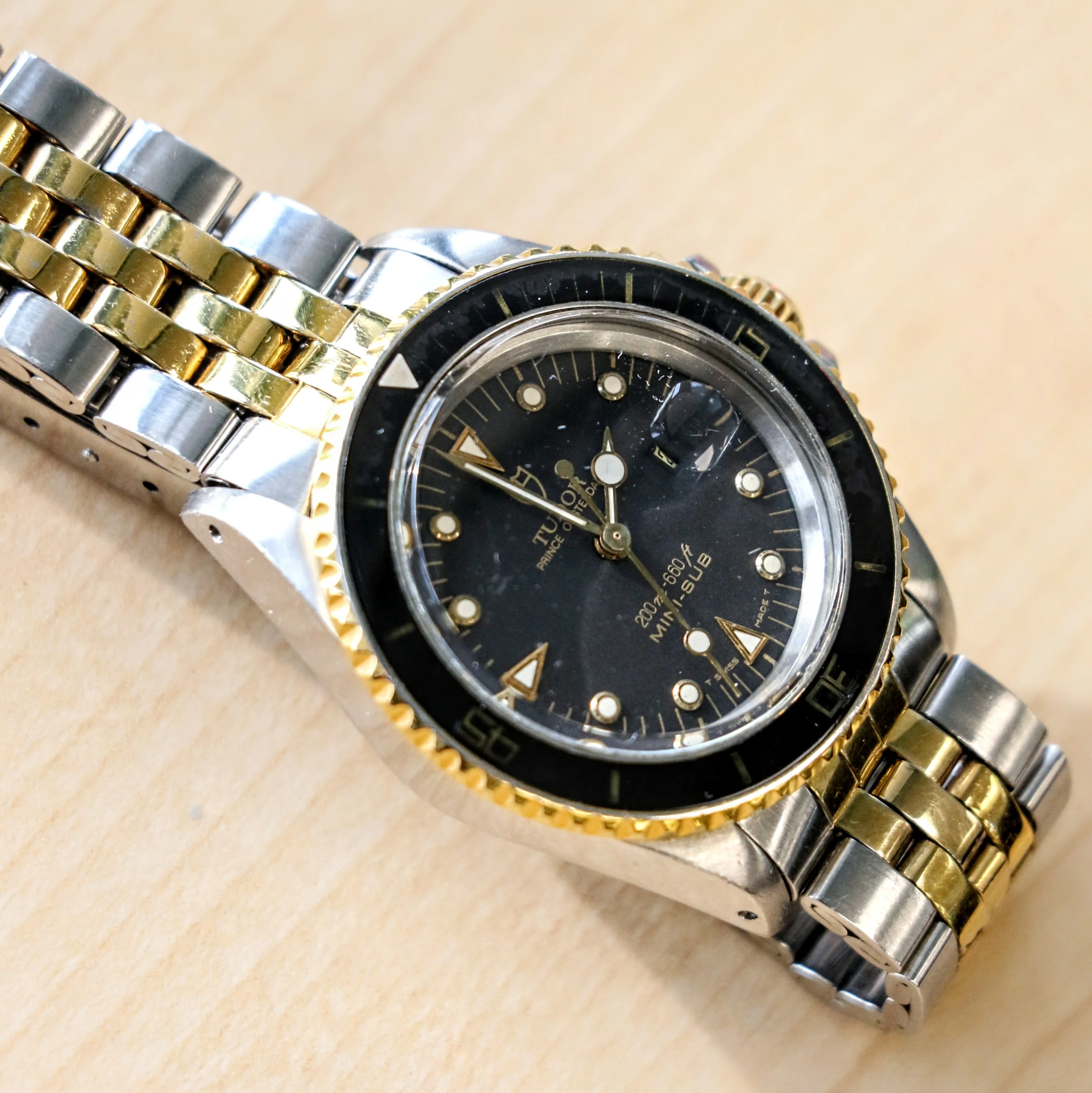 1986 TUDOR Prince-Oysterdate Mini-Sub Watch 33mm Ref. 9440 - Image 8
