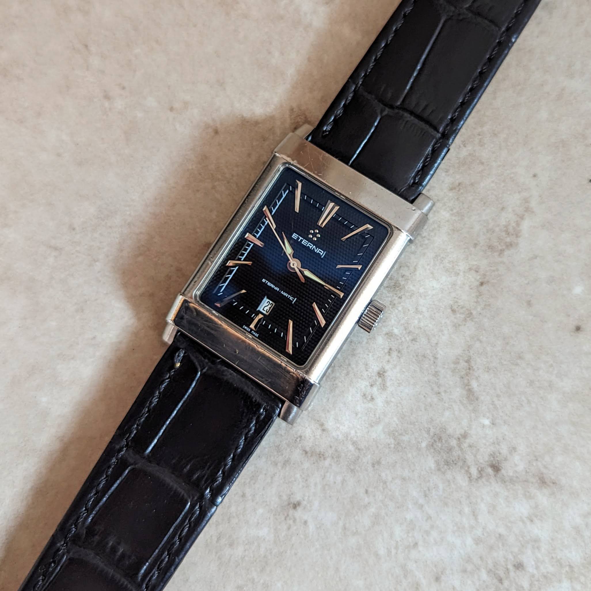 1990s ETERNA-MATIC Wristwatch 25 Jewels Cal. ETA 2681 Automatic Watch - Image 12