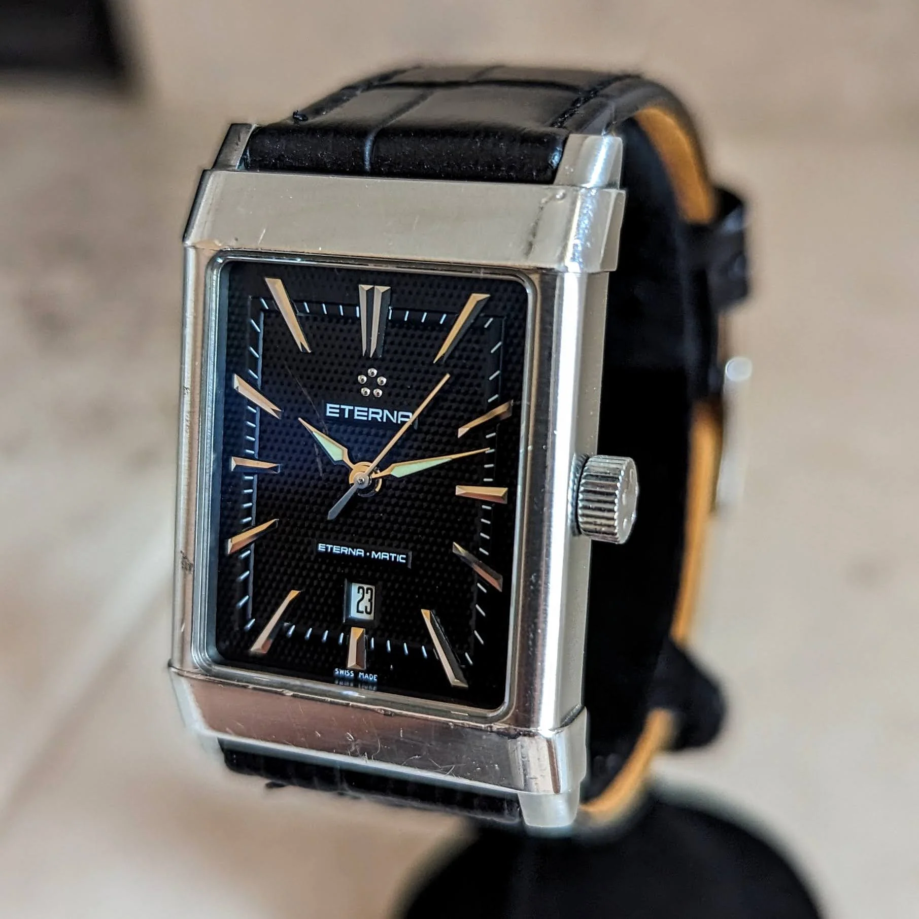 1990s ETERNA-MATIC Wristwatch 25 Jewels Cal. ETA 2681 Automatic Watch - Image 5