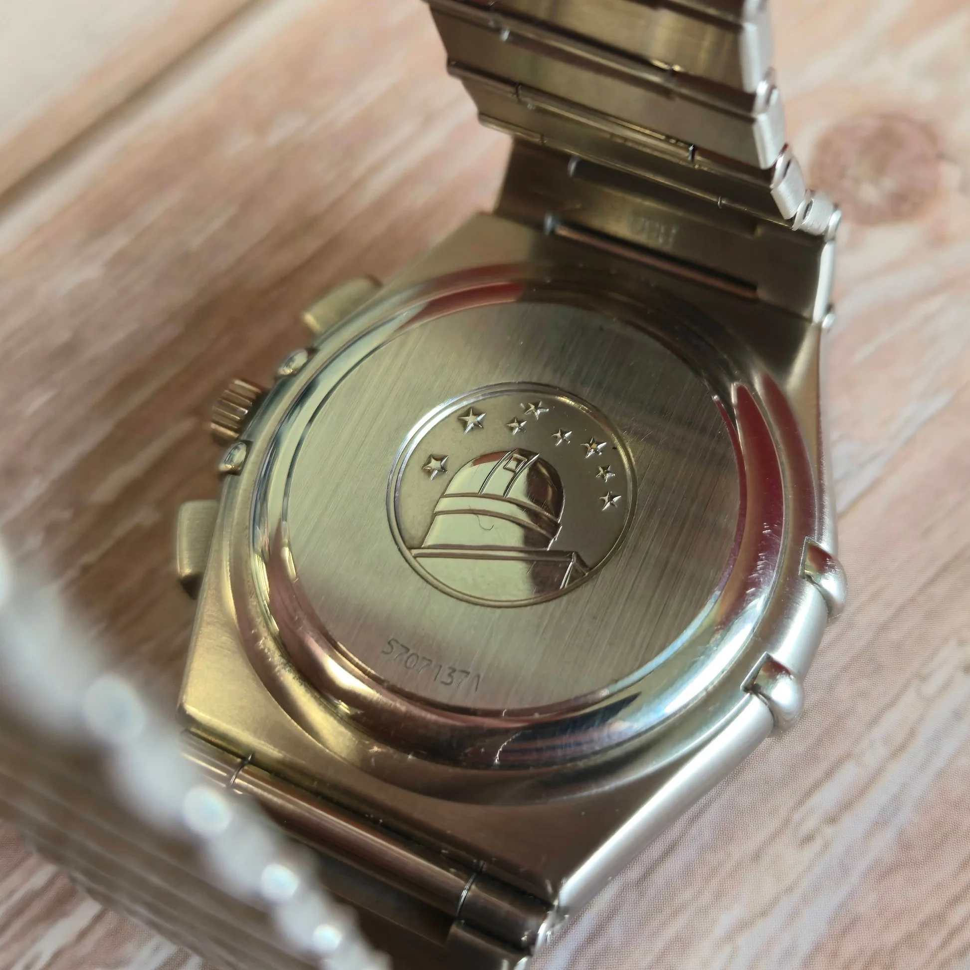 1998 Omega Constellation Chronograph Watch 1542.30 "Double Eagle" 39mm ALL S.S. - Image 10