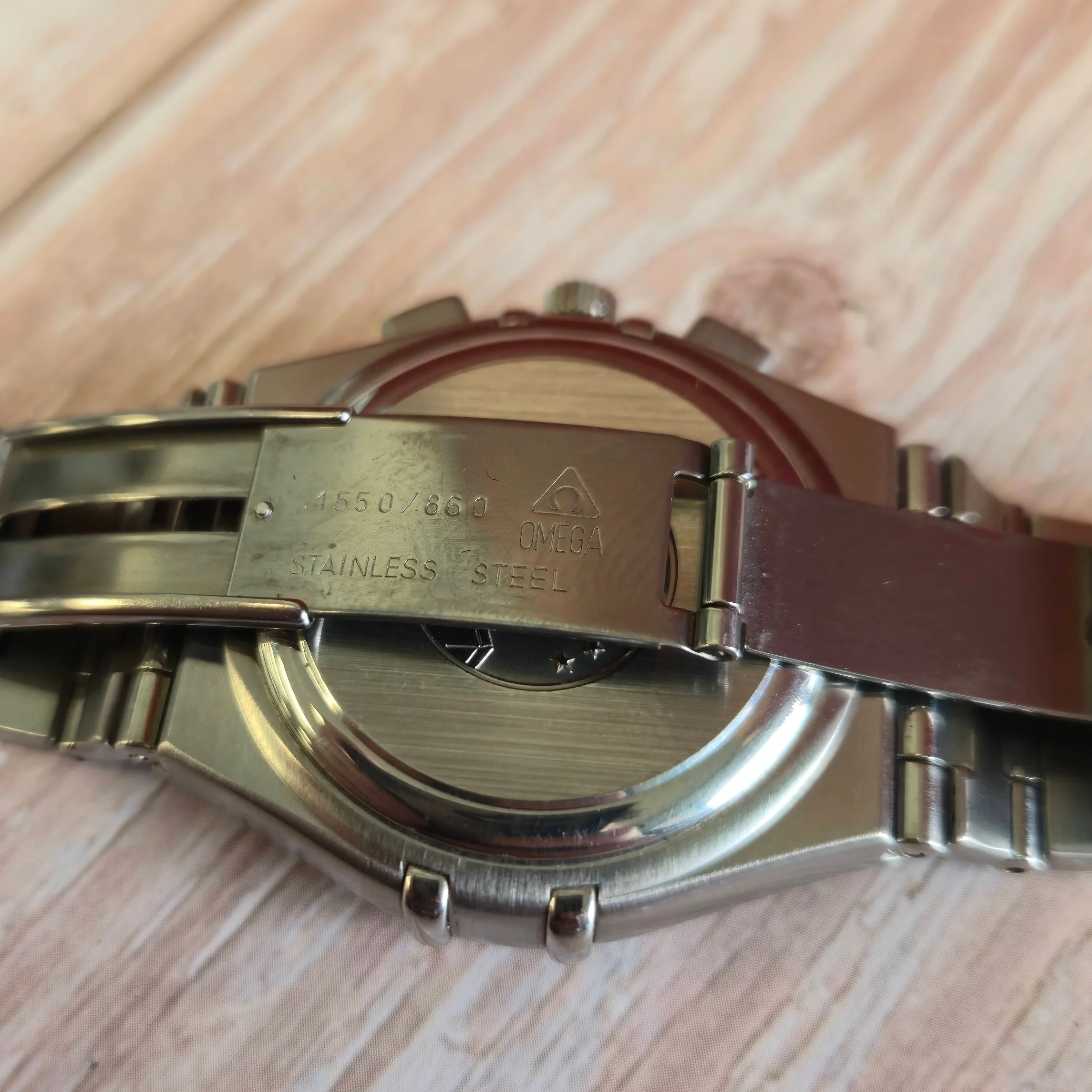 1998 Omega Constellation Chronograph Watch 1542.30 "Double Eagle" 39mm ALL S.S. - Image 9