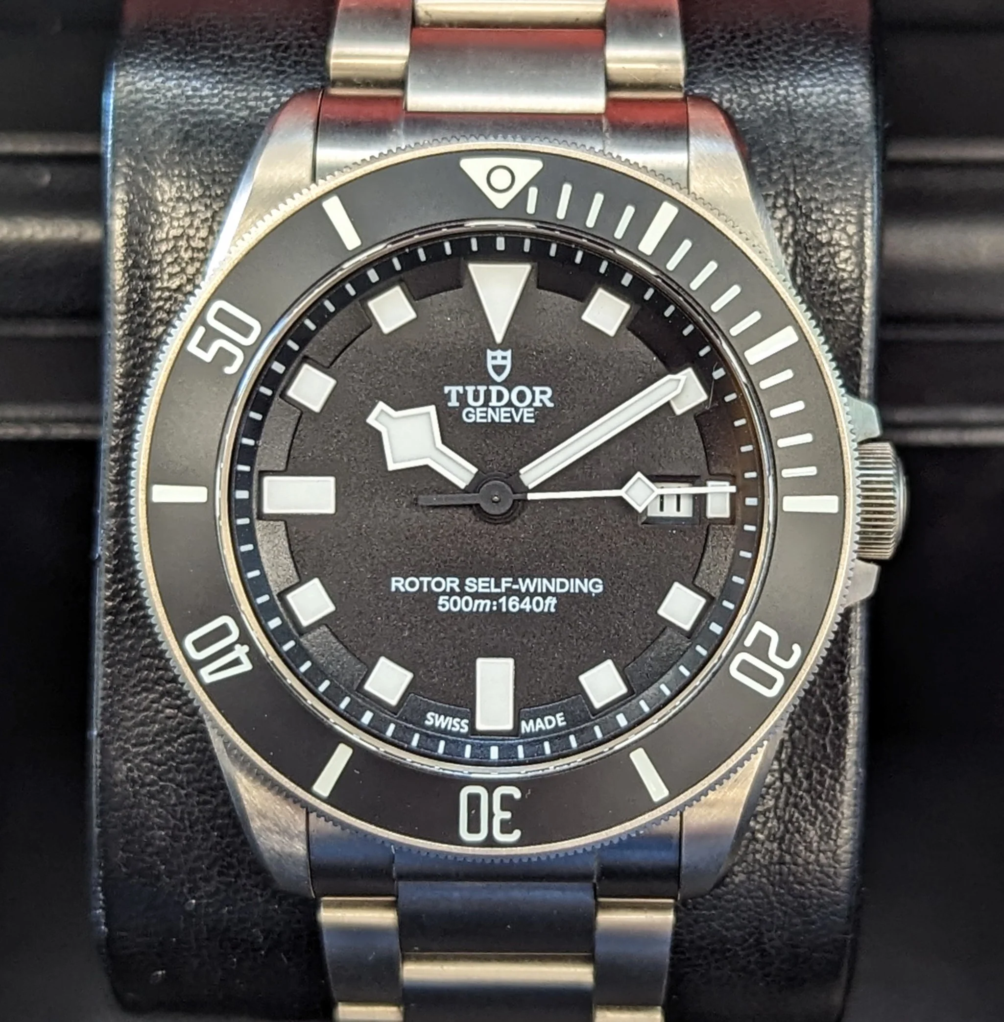 2014 Tudor Pelagos Automatic Watch 42mm Black Dial 25500TN Titanium - Full Set