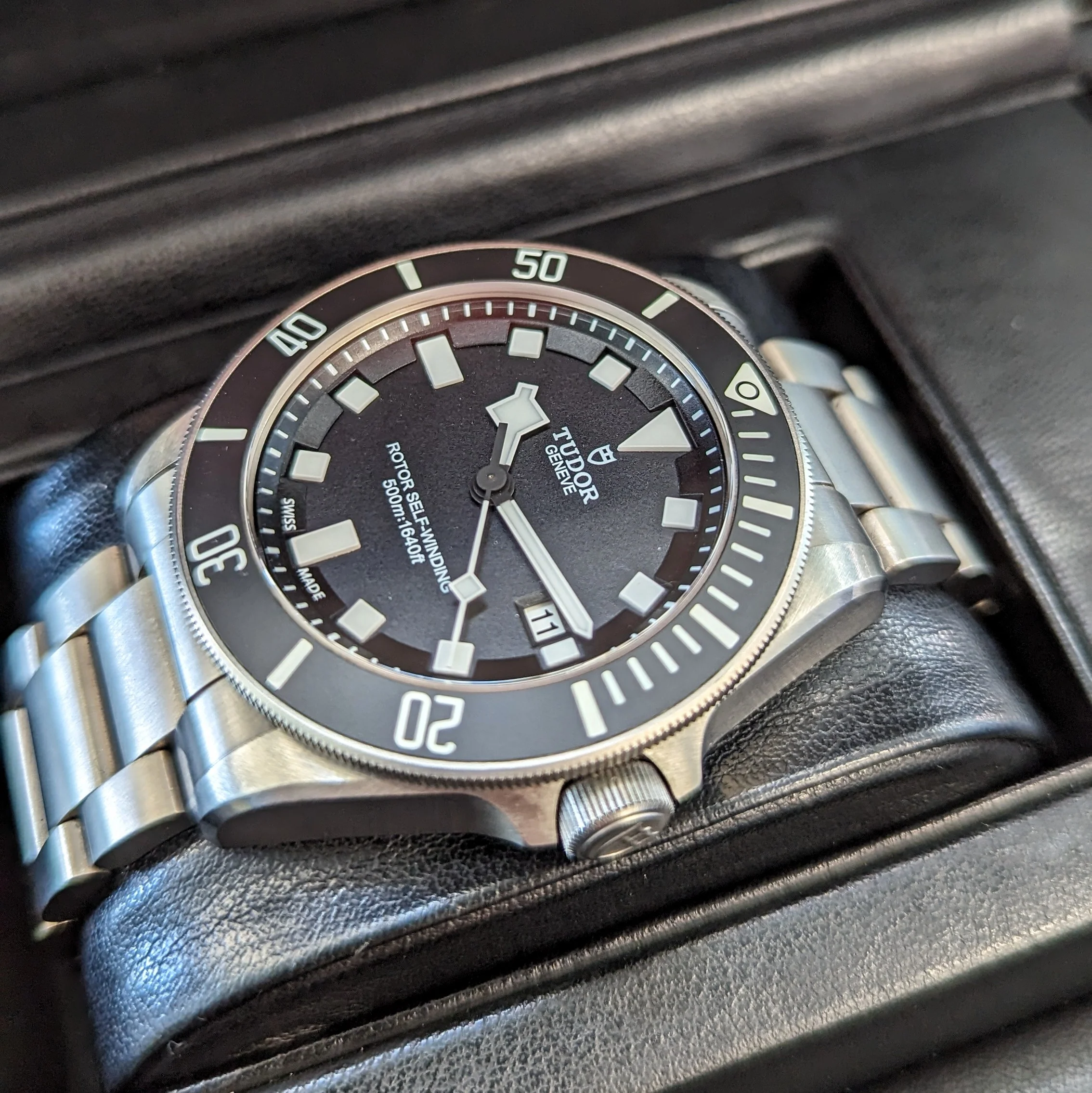 2014 Tudor Pelagos Automatic Watch 42mm Black Dial 25500TN Titanium - Full Set - Image 11