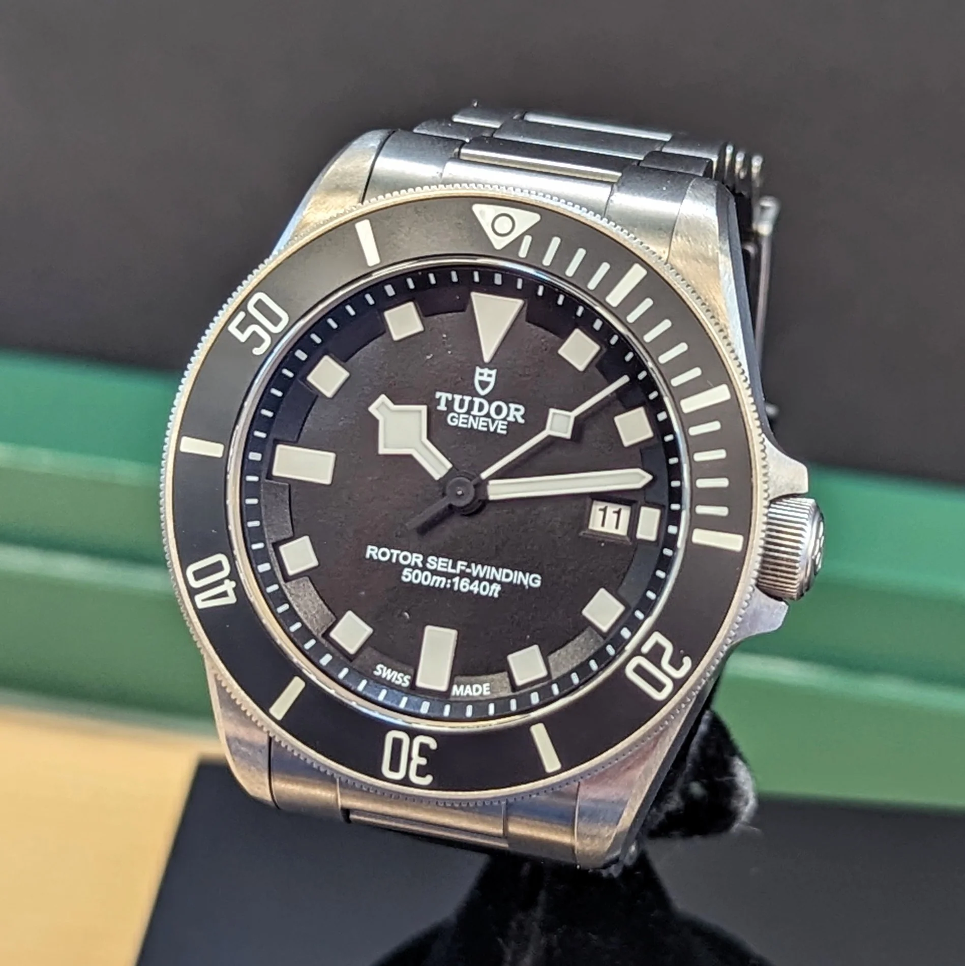 2014 Tudor Pelagos Automatic Watch 42mm Black Dial 25500TN Titanium - Full Set - Image 13