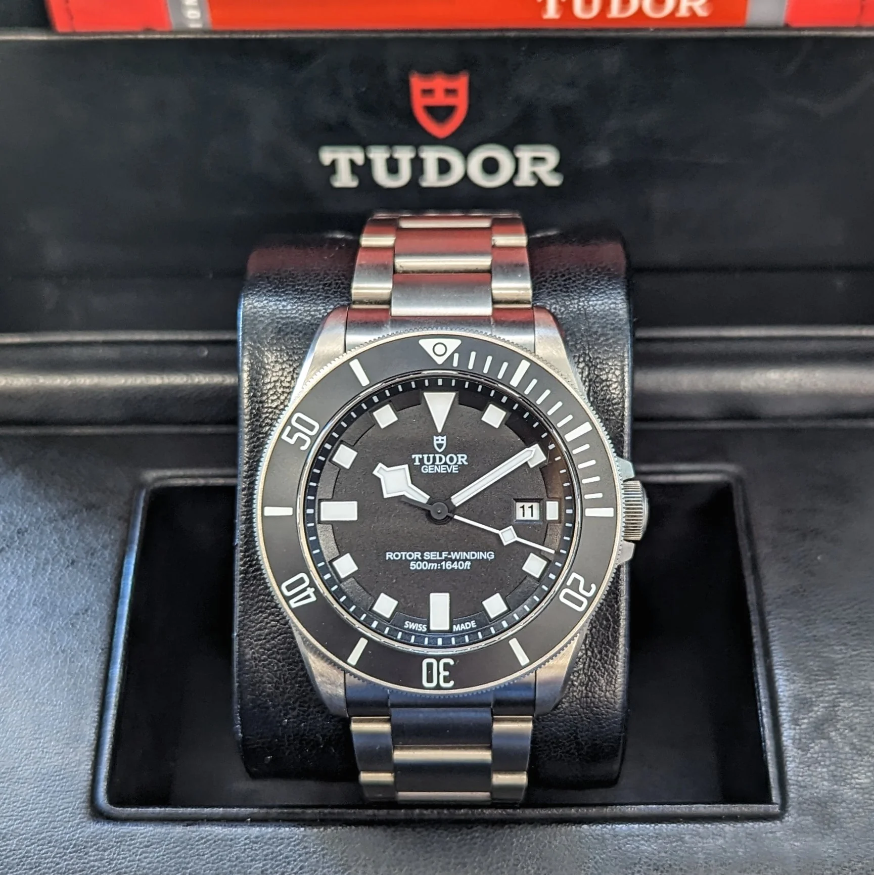 2014 Tudor Pelagos Automatic Watch 42mm Black Dial 25500TN Titanium - Full Set - Image 2