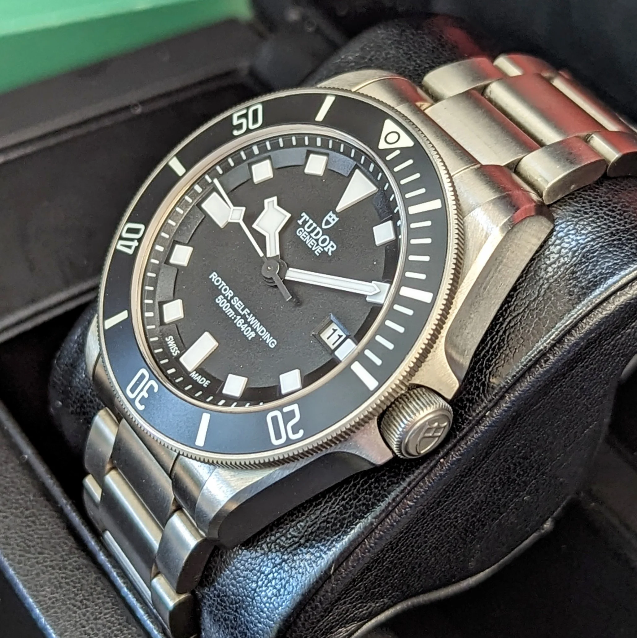2014 Tudor Pelagos Automatic Watch 42mm Black Dial 25500TN Titanium - Full Set - Image 4