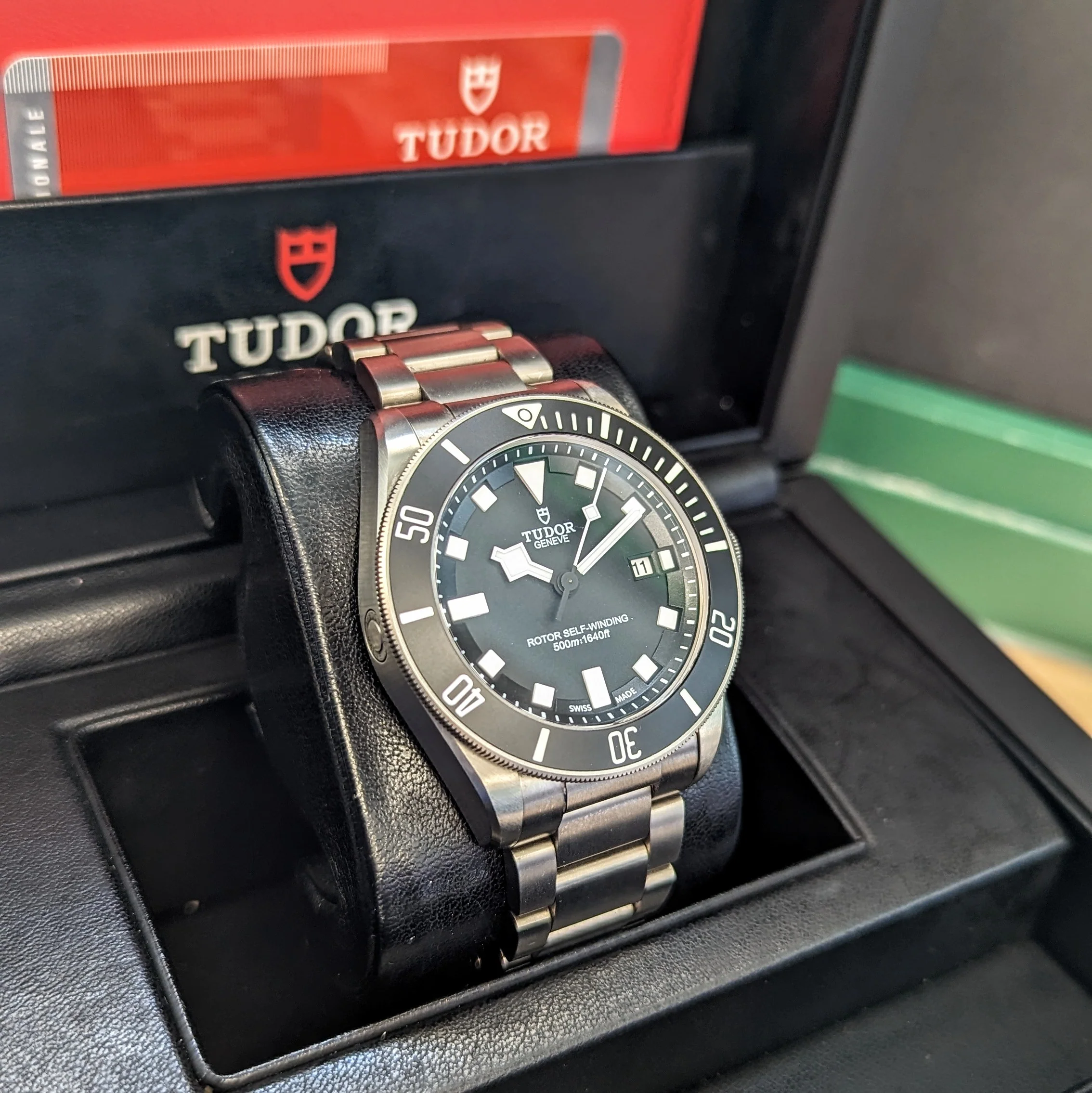 2014 Tudor Pelagos Automatic Watch 42mm Black Dial 25500TN Titanium - Full Set - Image 5