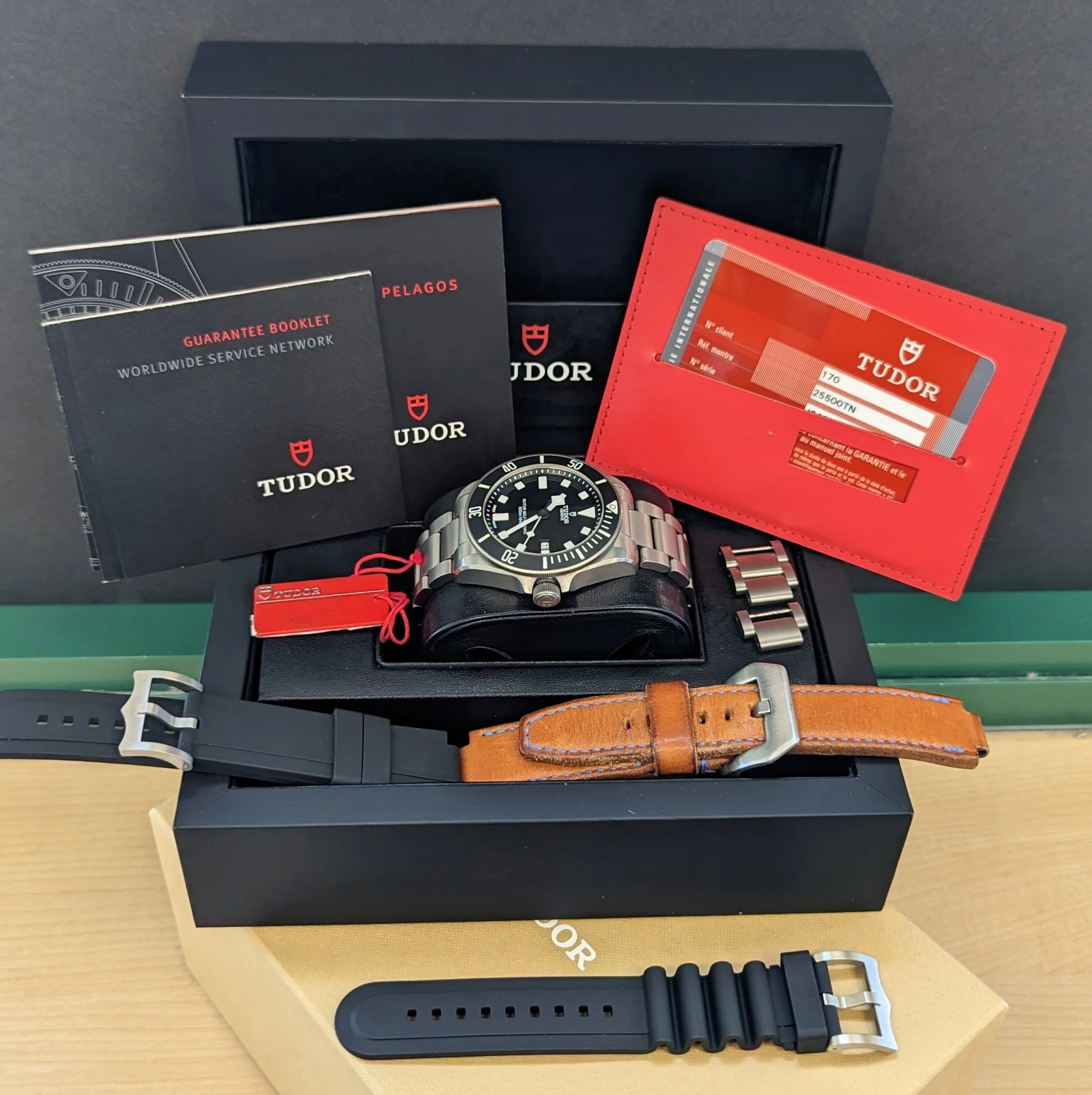 2014 Tudor Pelagos Automatic Watch 42mm Black Dial 25500TN Titanium - Full Set - Image 7