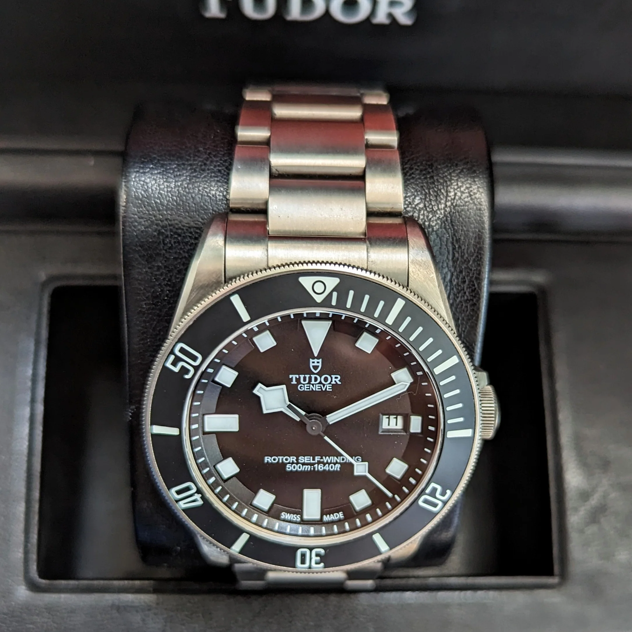 2014 Tudor Pelagos Automatic Watch 42mm Black Dial 25500TN Titanium - Full Set - Image 9