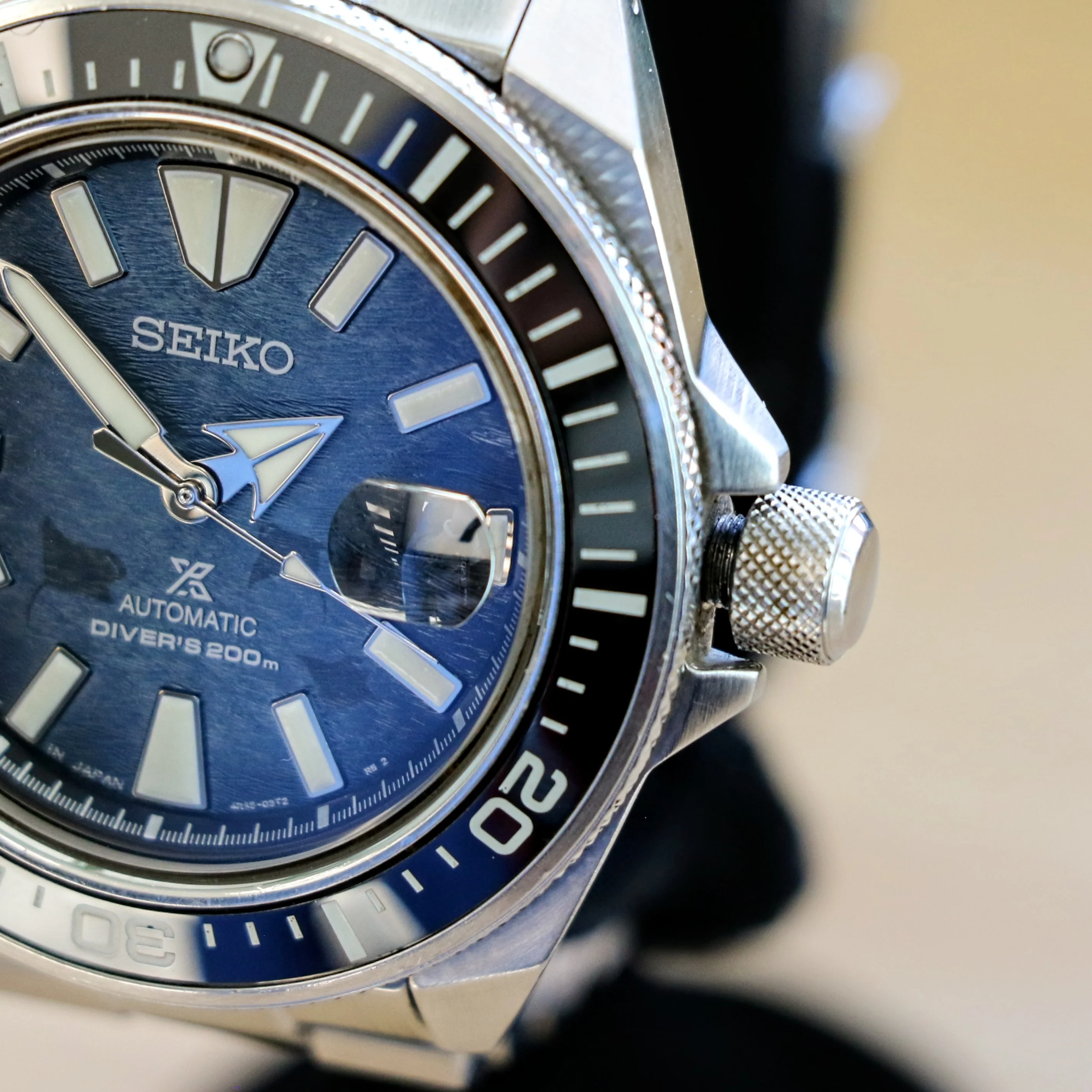 2020 SEIKO Prospex Save the Ocean Special Edition “Manta Ray” Automatic Wristwatch Diver’s Watch Ref. SRPE33 - Image 8