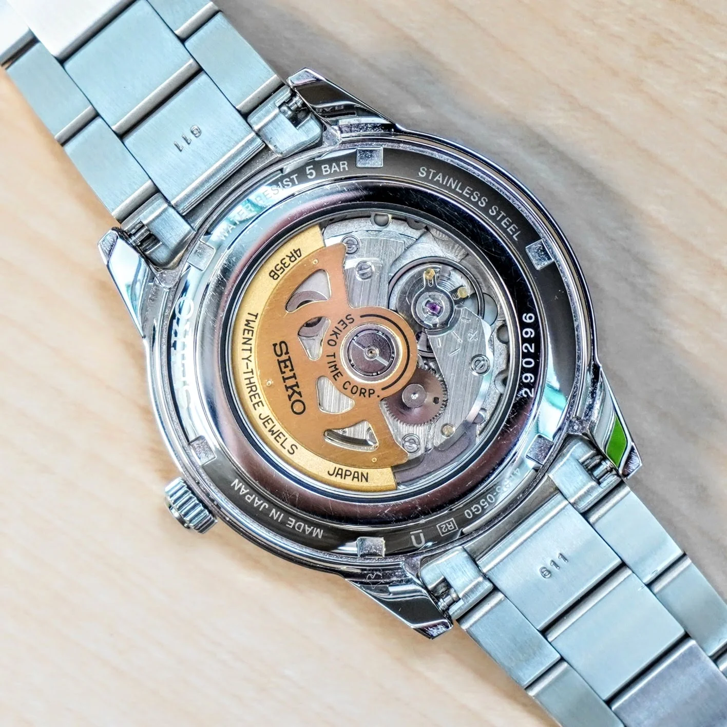 2022 SEIKO Presage Automatic Watch SRPH93 Style60's Collection Wristwatch ALL S.S.- IN BOX! - Image 10