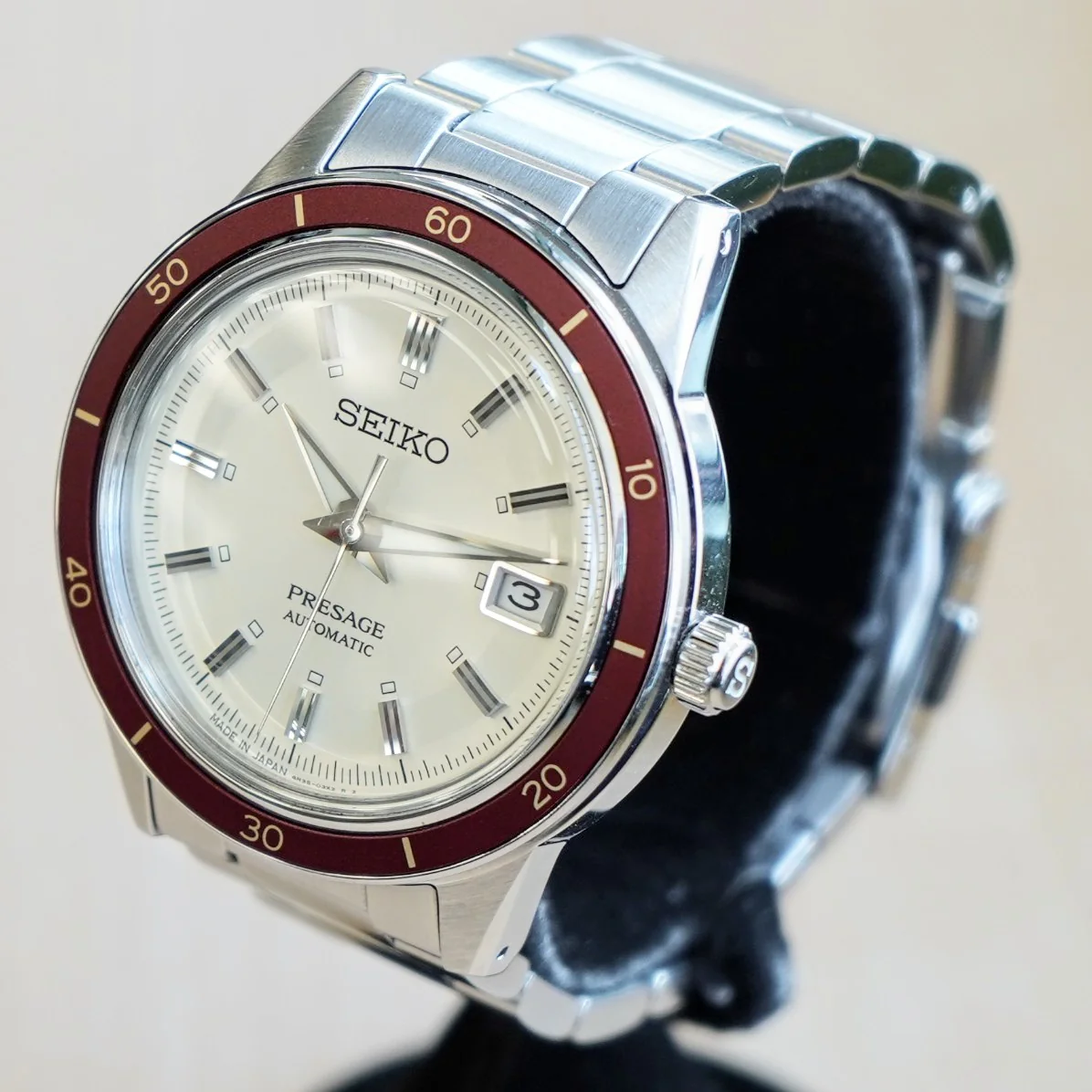 2022 SEIKO Presage Automatic Watch SRPH93 Style60's Collection Wristwatch ALL S.S.- IN BOX! - Image 5