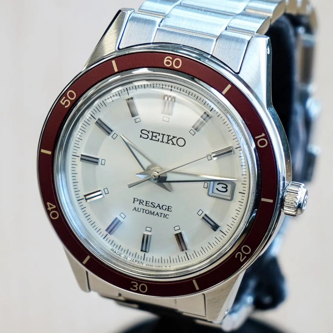 2022 SEIKO Presage Automatic Watch SRPH93 Style60's Collection Wristwatch ALL S.S.- IN BOX! - Image 6