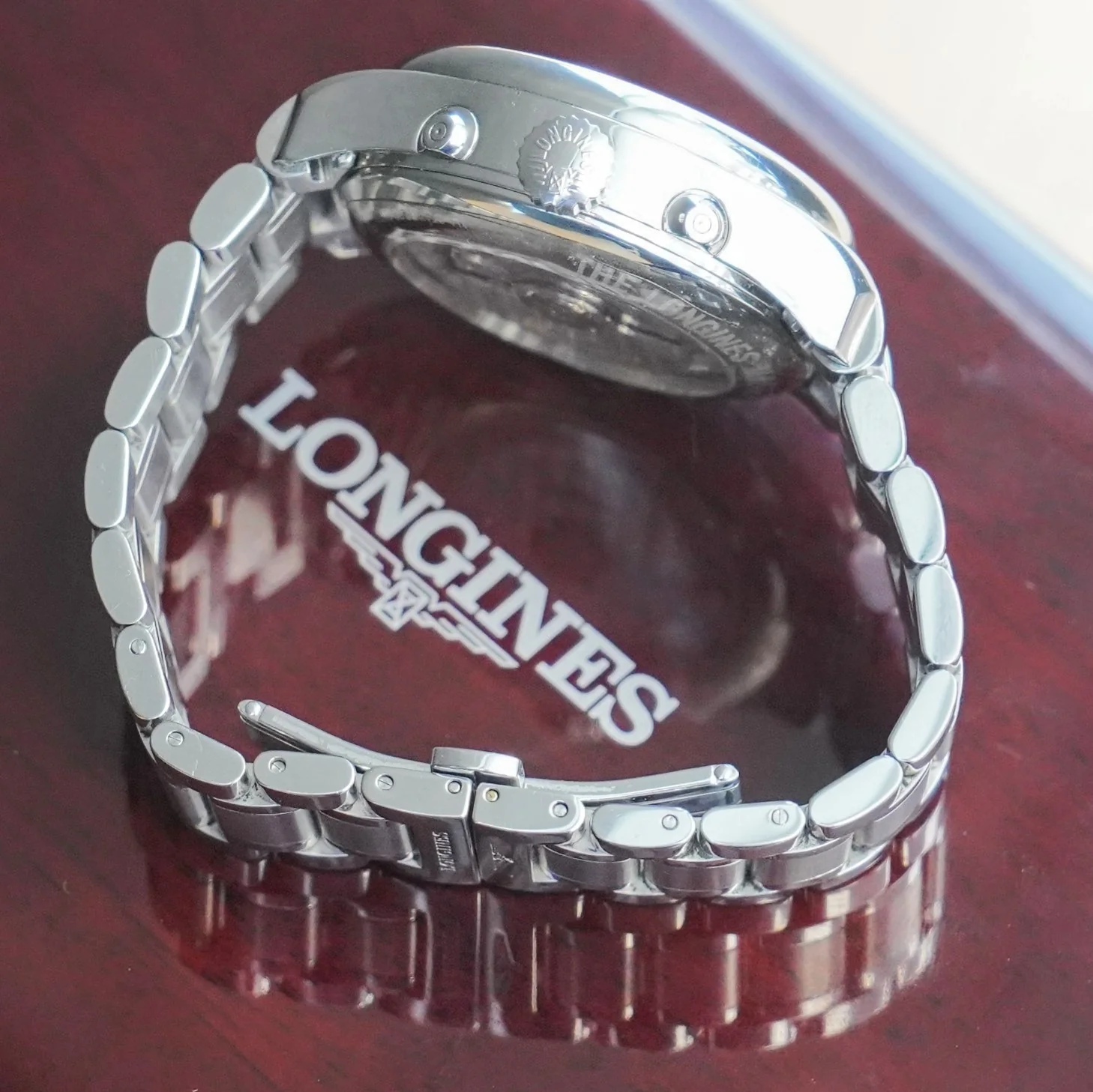 2023 LONGINES Master Collection Retrograde Watch L2.738.4.51.6 Moonphase 41mm Wristwatch Black Dial ALL Original - Image 7