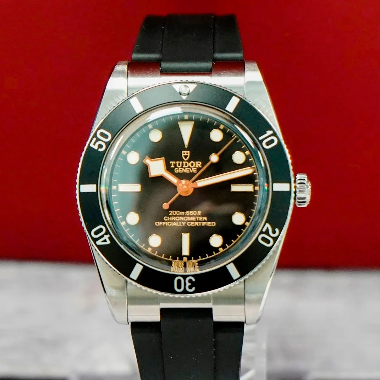 2025 Tudor Black Bay 54 Watch M79000N 37mm Rubber Strap - ALL Original - Box & Papers