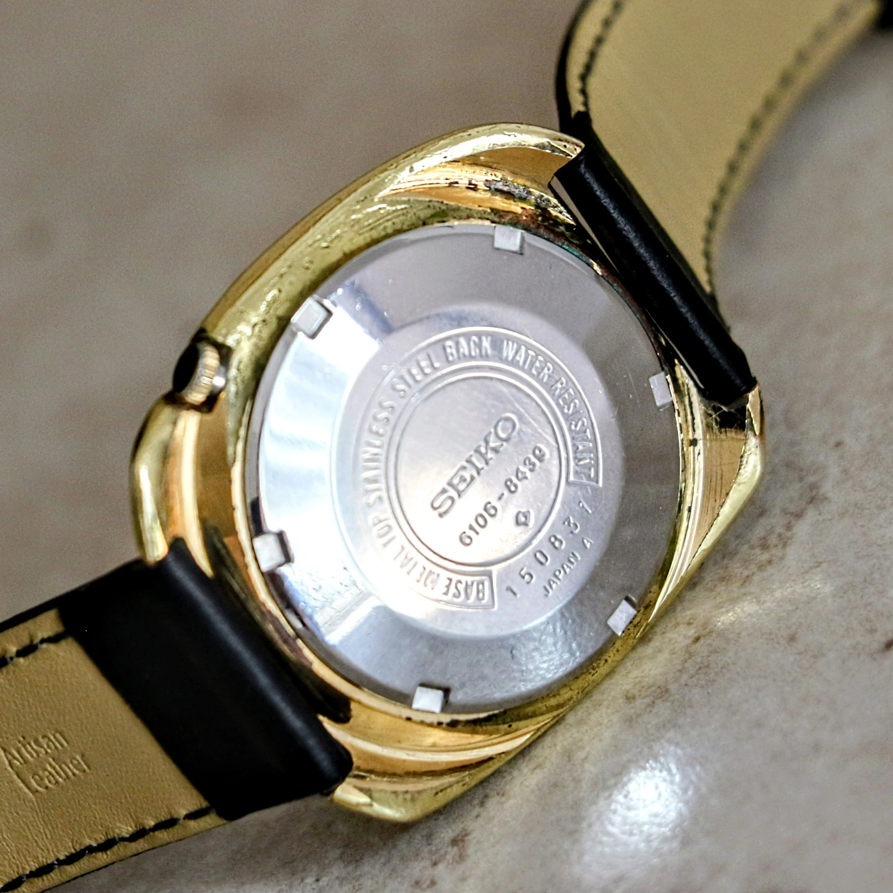 971 SEIKO DX Automatic Watch Day/Date Indicator Cal. 6106C 17Jewels Wristwatch - Image 13